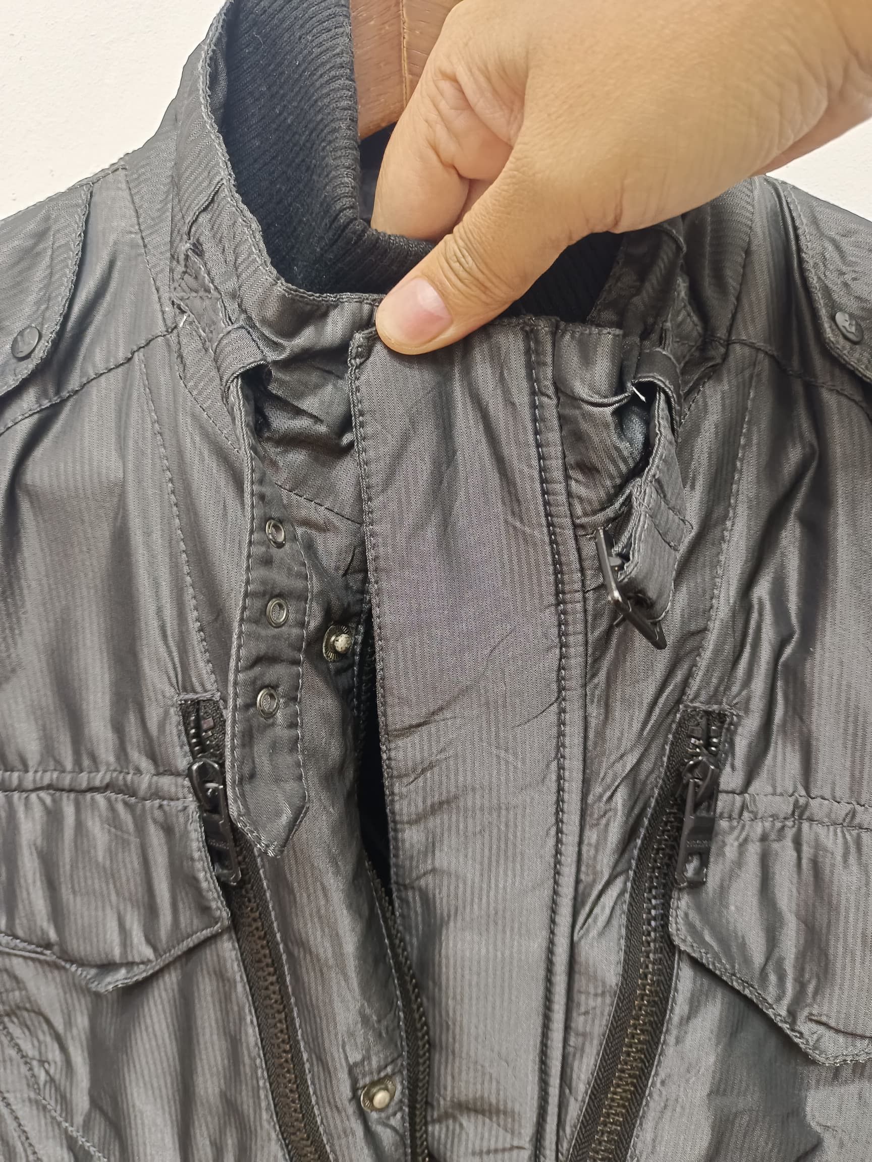 Vintage vintage 🔥Buckaroo Quilted Military Style black Jacket Size US L / EU 52-54 / 3 - 9 Thumbnail