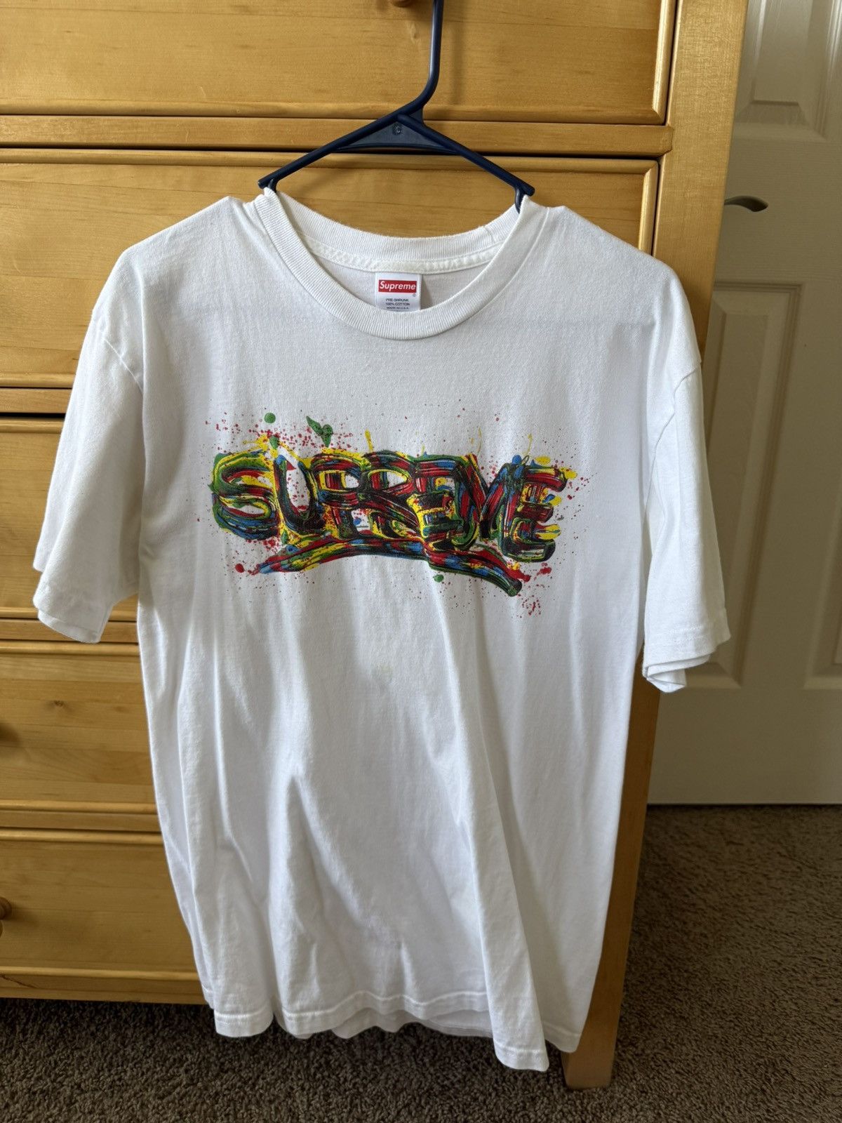 Supreme Supreme Paint Tee Size US L / EU 52-54 / 3 - 1 Thumbnail