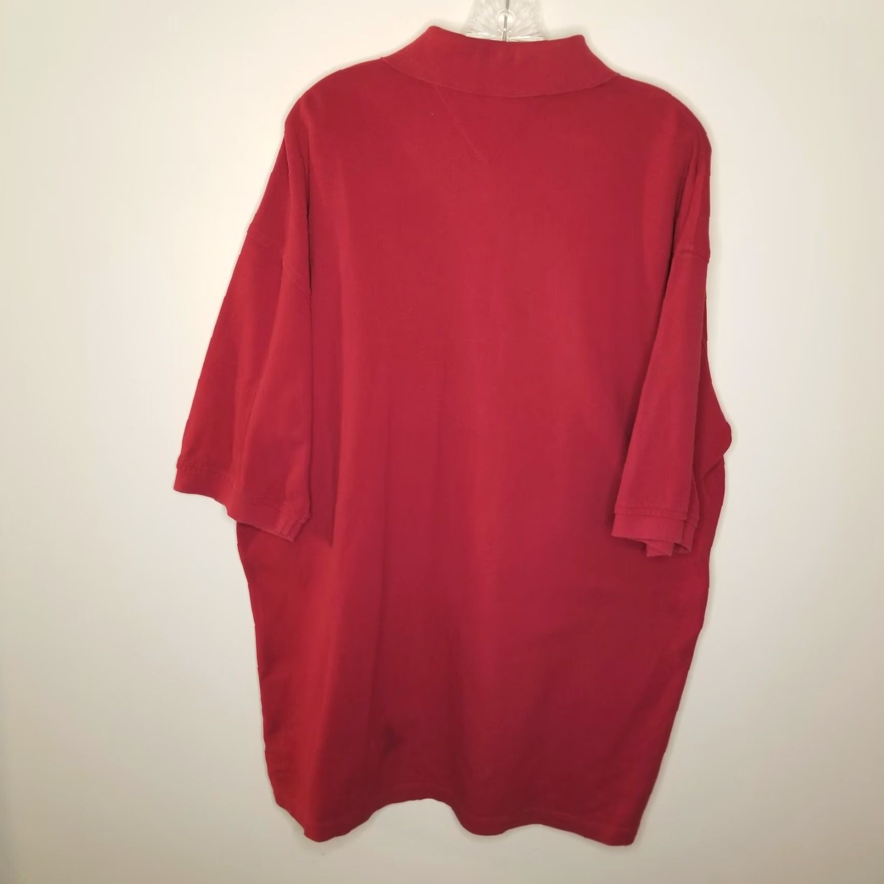 Tommy Hilfiger Tommy Hilfiger Polo Shirt Mens 2XL Red Short Sleeve Casual Apparel Size US XXL / EU 58 / 5 - 4 Thumbnail