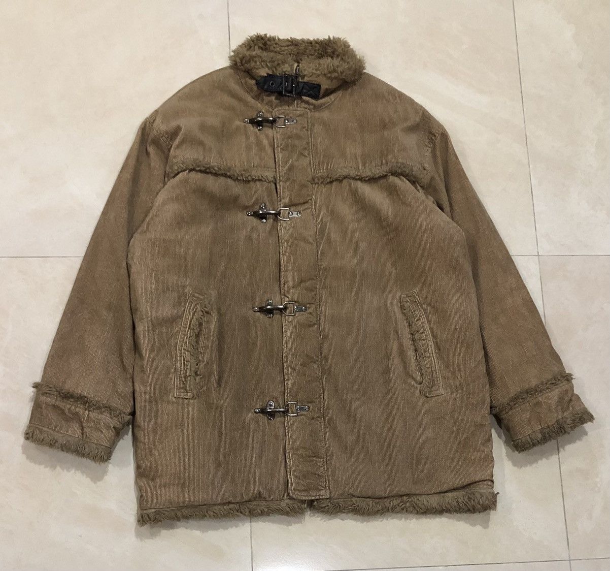 Japanese Brand Vintage Cool.d.s Conduray Lined Fleece Jacket Size 3XL Size US XXL / EU 58 / 5 - 1 Thumbnail