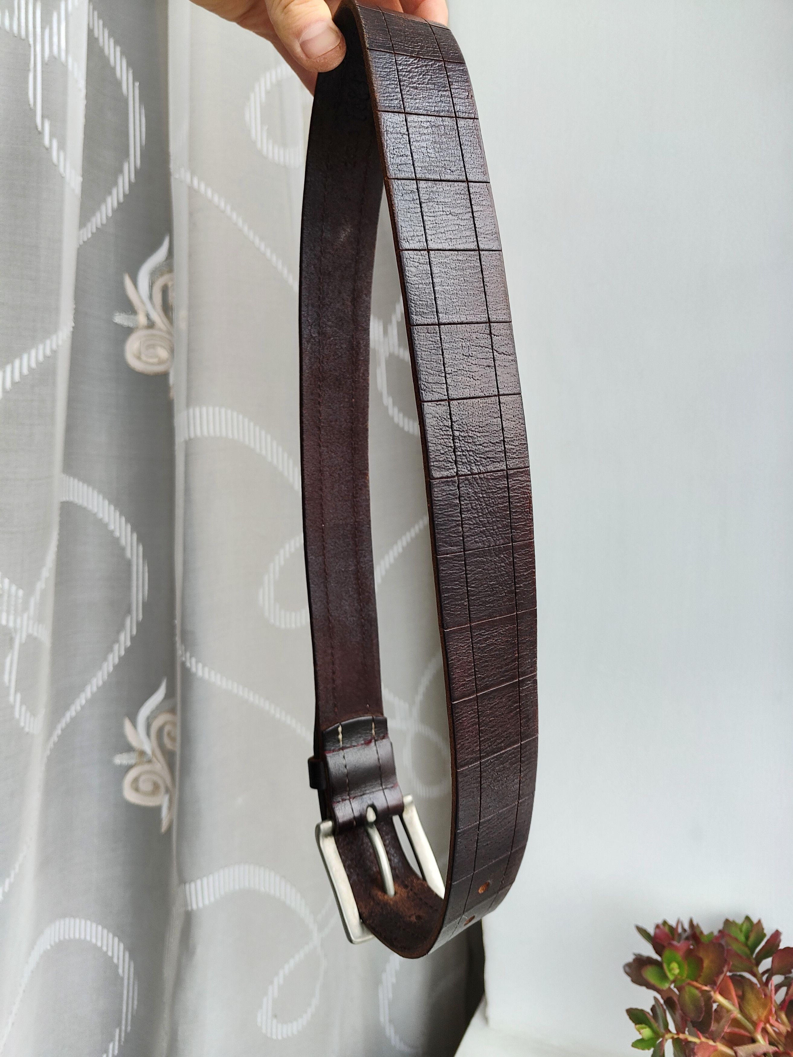 FatFace Vintage Leather Belt Fatface men's belt fat face ff Size ONE SIZE - 2 Thumbnail