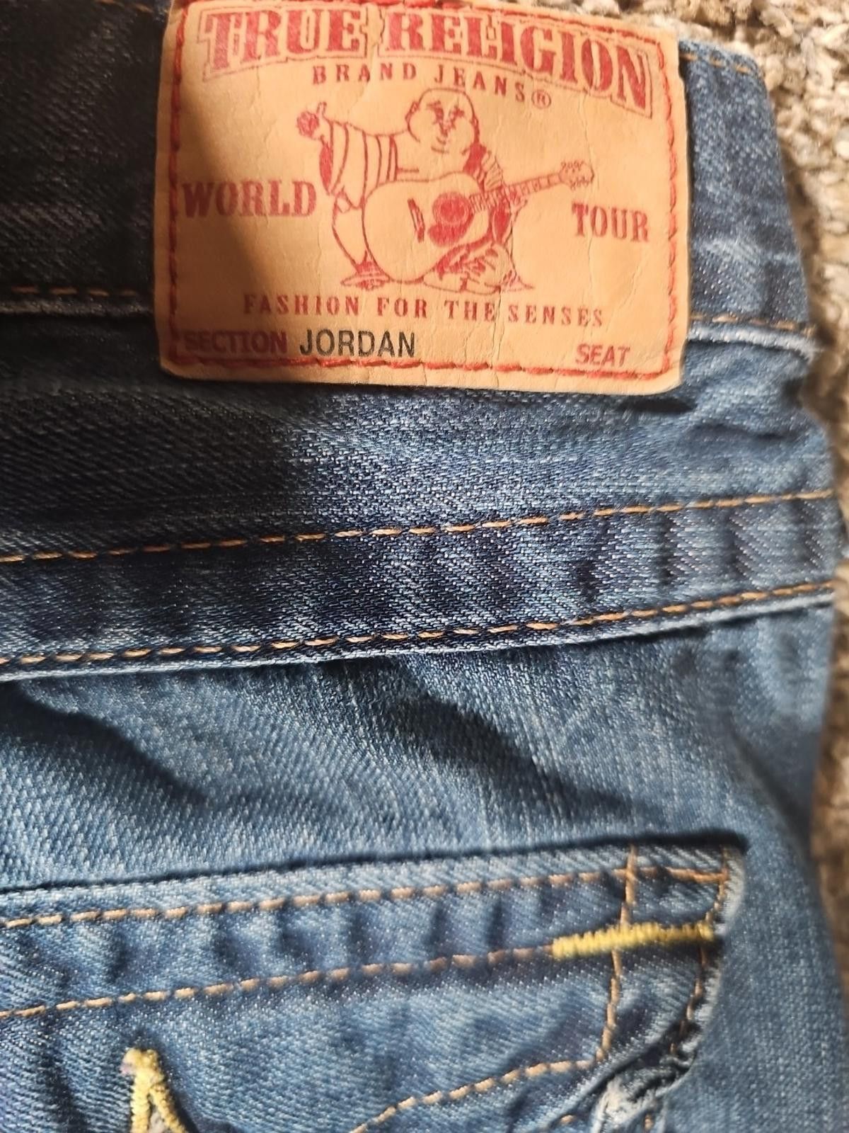 True Religion True Religion Jordan Sz 28 Flap Pockets Jeans Size 28" / US 6 / IT 42 - 10 Thumbnail