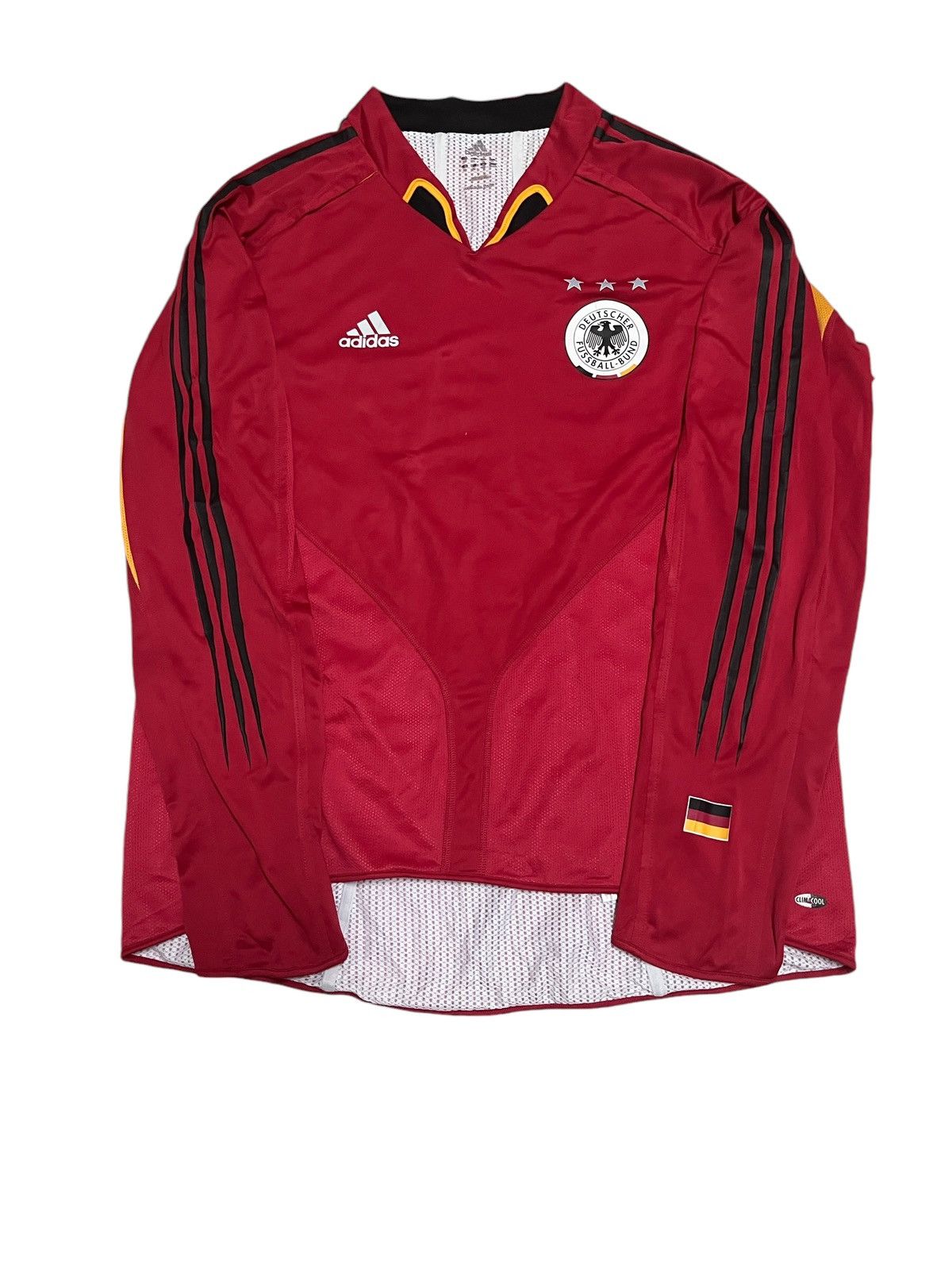 Other 🔥Germany 04/05 Away Football Jersey L/S Player Issue Size US XL / EU 56 / 4 - 1 Thumbnail