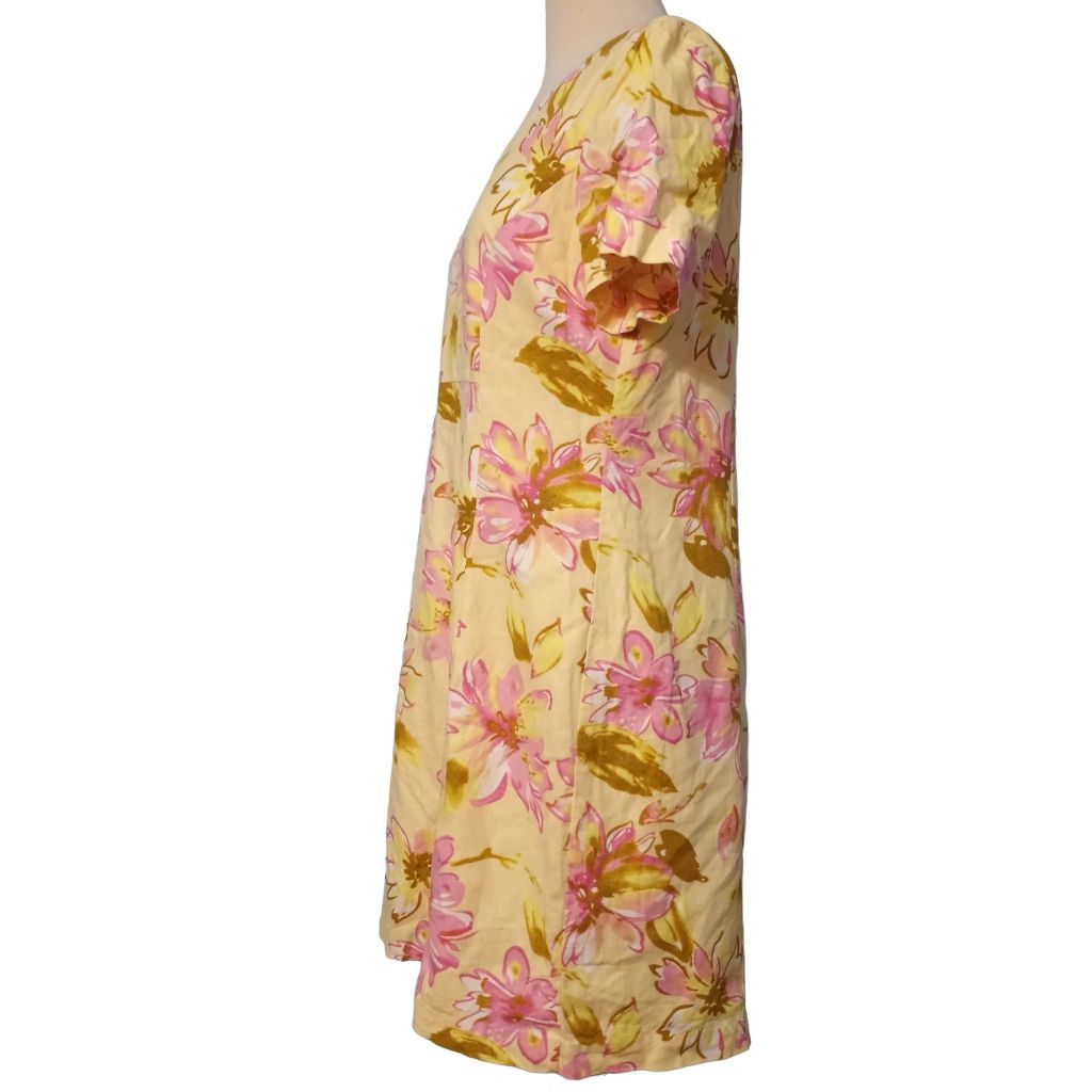 Other Chadwick's of Boston Floral Midi Dress Yellow/ Pink Size 12 Size XL / US 12-14 / IT 48-50 - 6 Thumbnail