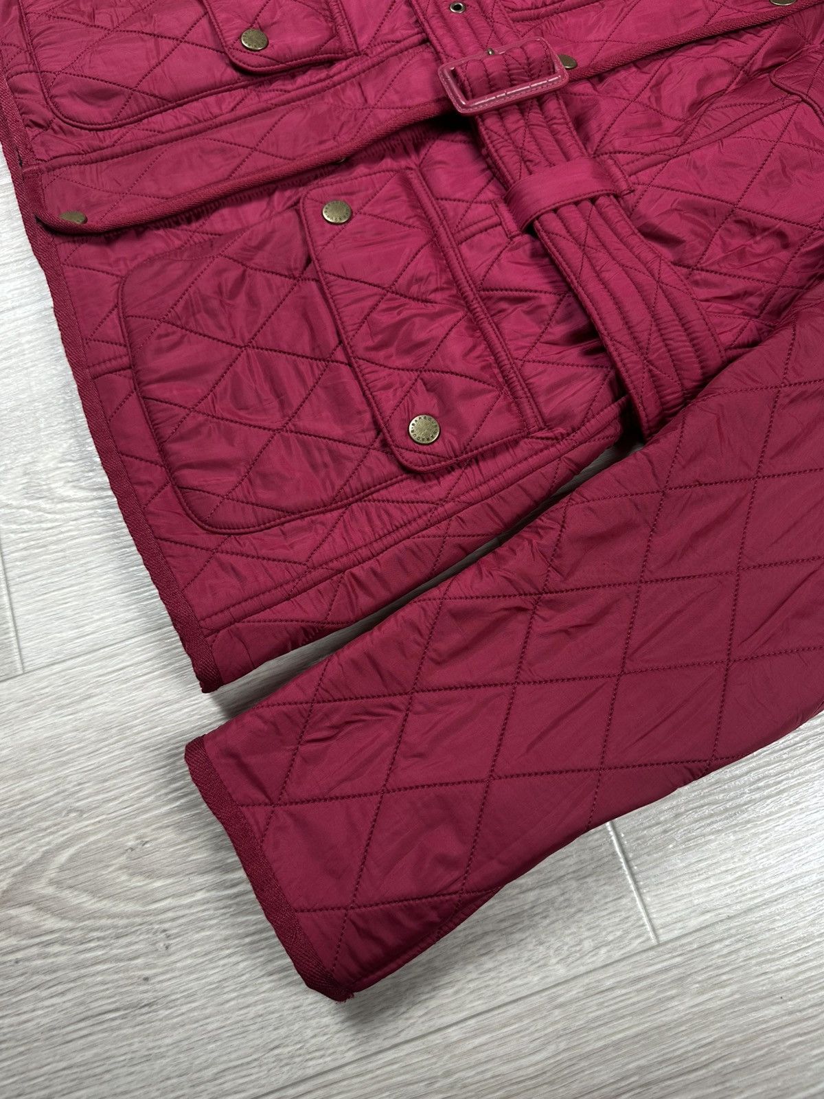 Barbour × Vintage Barbour INTERNATIONAL Polarquilt Quilted Jacket Preppy Style Size M / US 6-8 / IT 42-44 - 6 Thumbnail