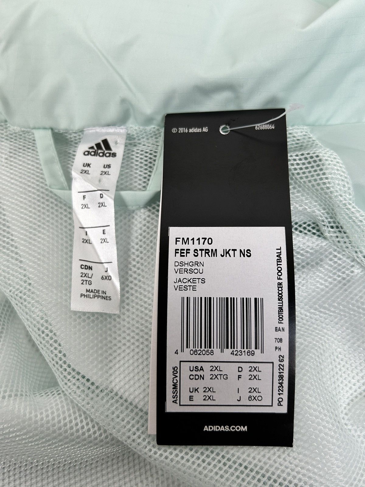 Adidas NWT Adidas Spain FEF Storm Jacket Aeroready Parka XXL Size US XXL / EU 58 / 5 - 9 Thumbnail