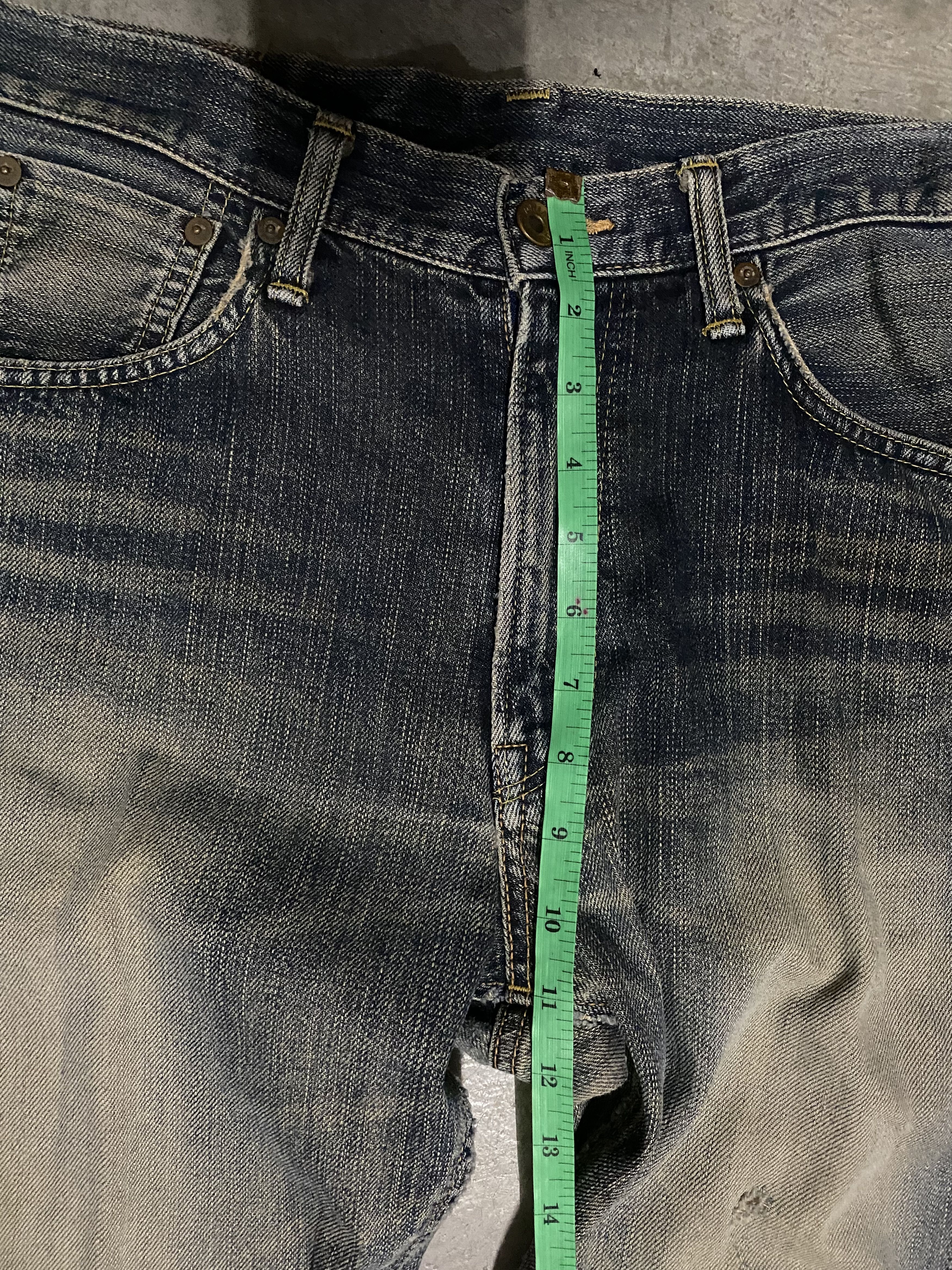 Edwin Vintage Edwin 505zx Mud Wash Selvedge Distressed Jeans Size US 32 / EU 48 - 21 Thumbnail