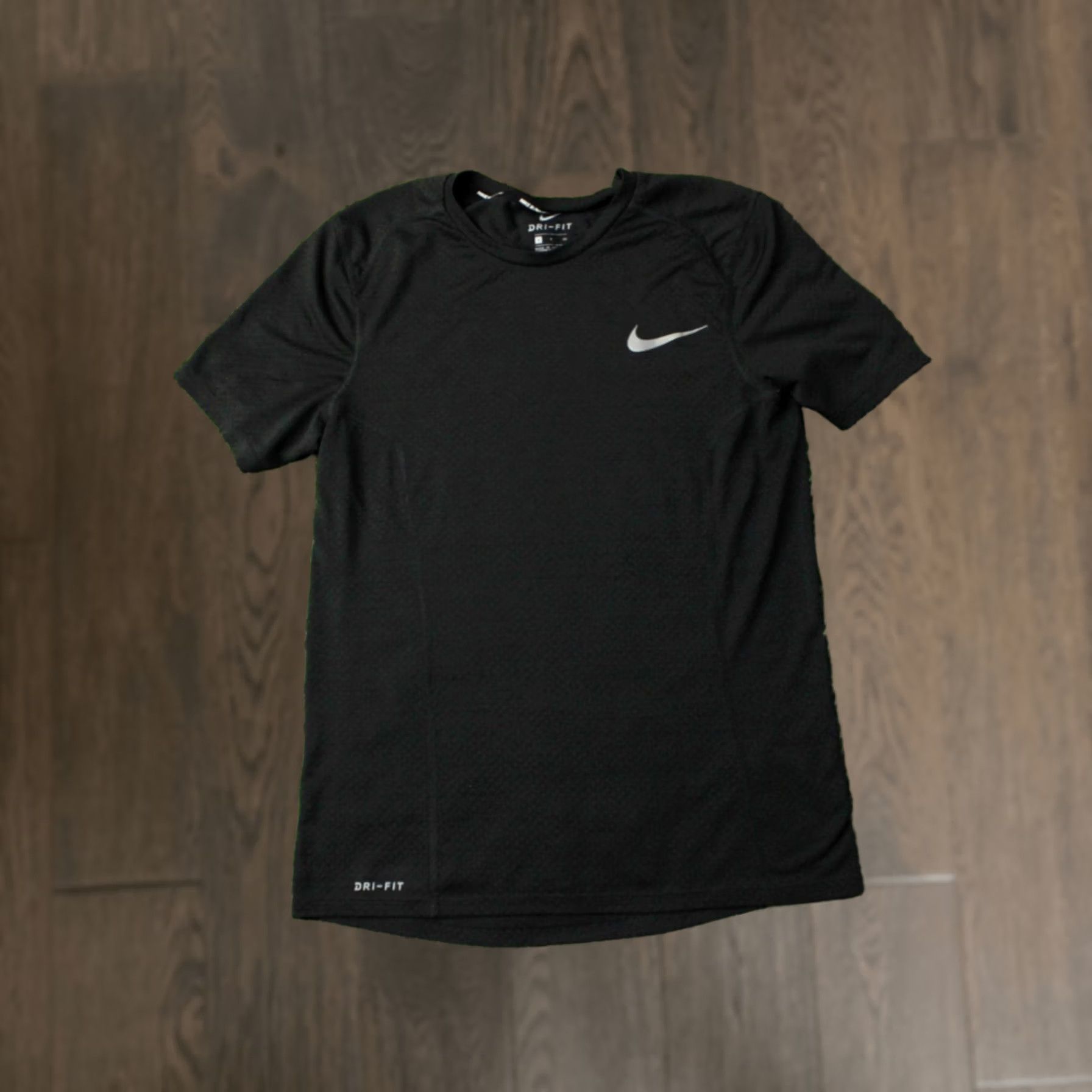 Nike Nike Running Dri-Fit Original 2018 Men Shirt Jersey T-Shirt Size S Black Short Sleeve Crew Neck Jersey 100% Polyester Size US S / EU 44-46 / 1 - 1 Thumbnail