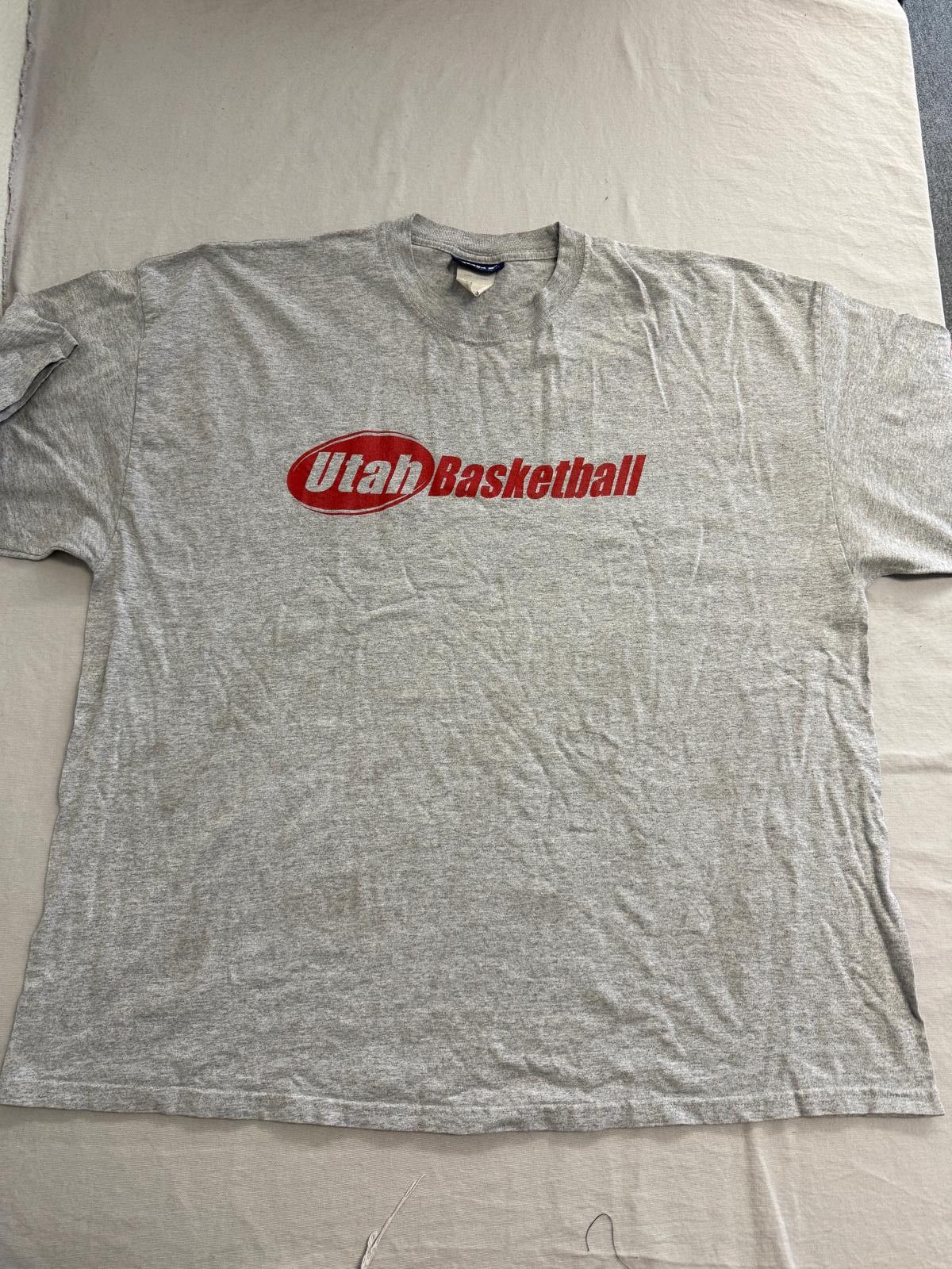 Designer VTG University of Utah Utes Basketball T-shirt Reebok 3XL Size US XXL / EU 58 / 5 - 1 Thumbnail