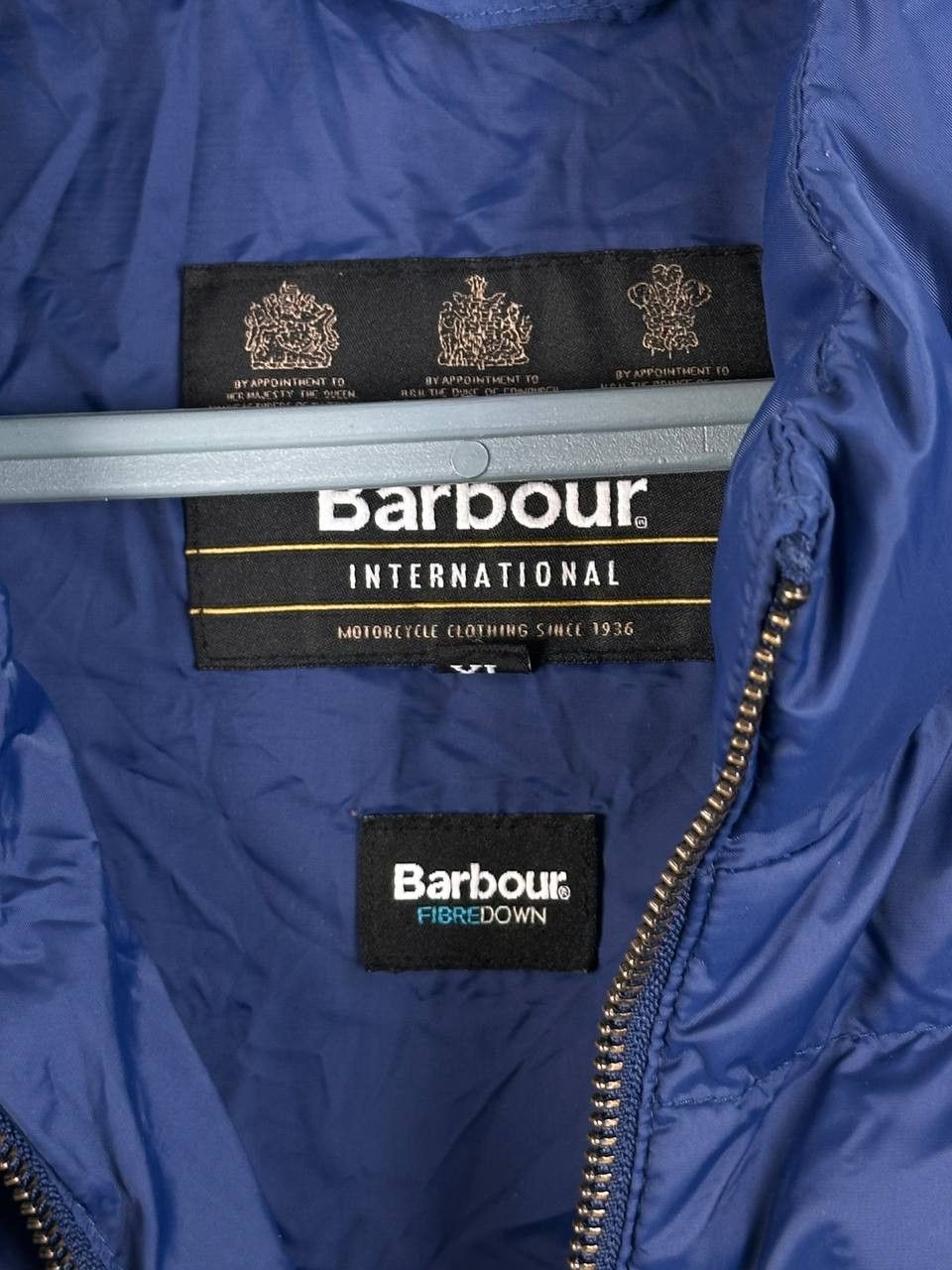 Barbour × Vintage Barbour International Impeller Blue Fiber Down Jacket Size US XL / EU 56 / 4 - 8 Thumbnail