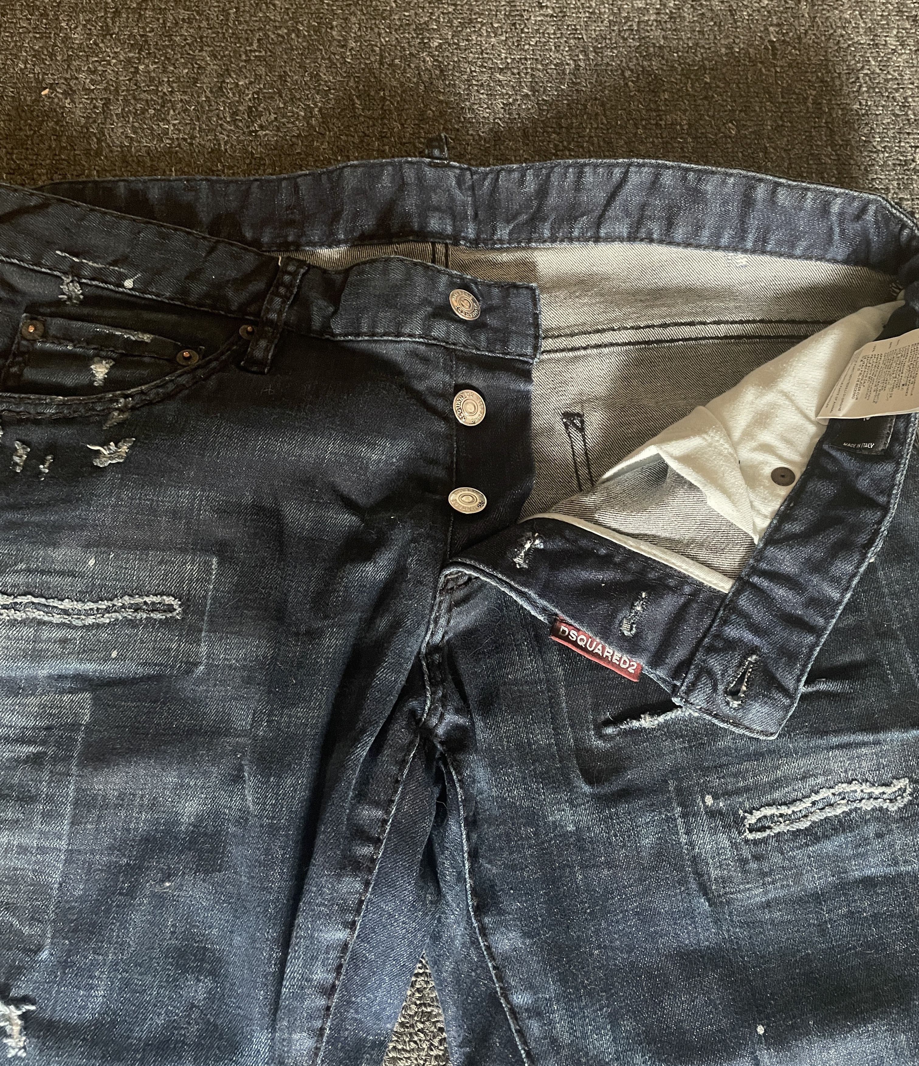 Dsquared2 DSQUARED2 designer slim fit knife cut jeans size 50/34 Size US 34 / EU 50 - 5 Thumbnail