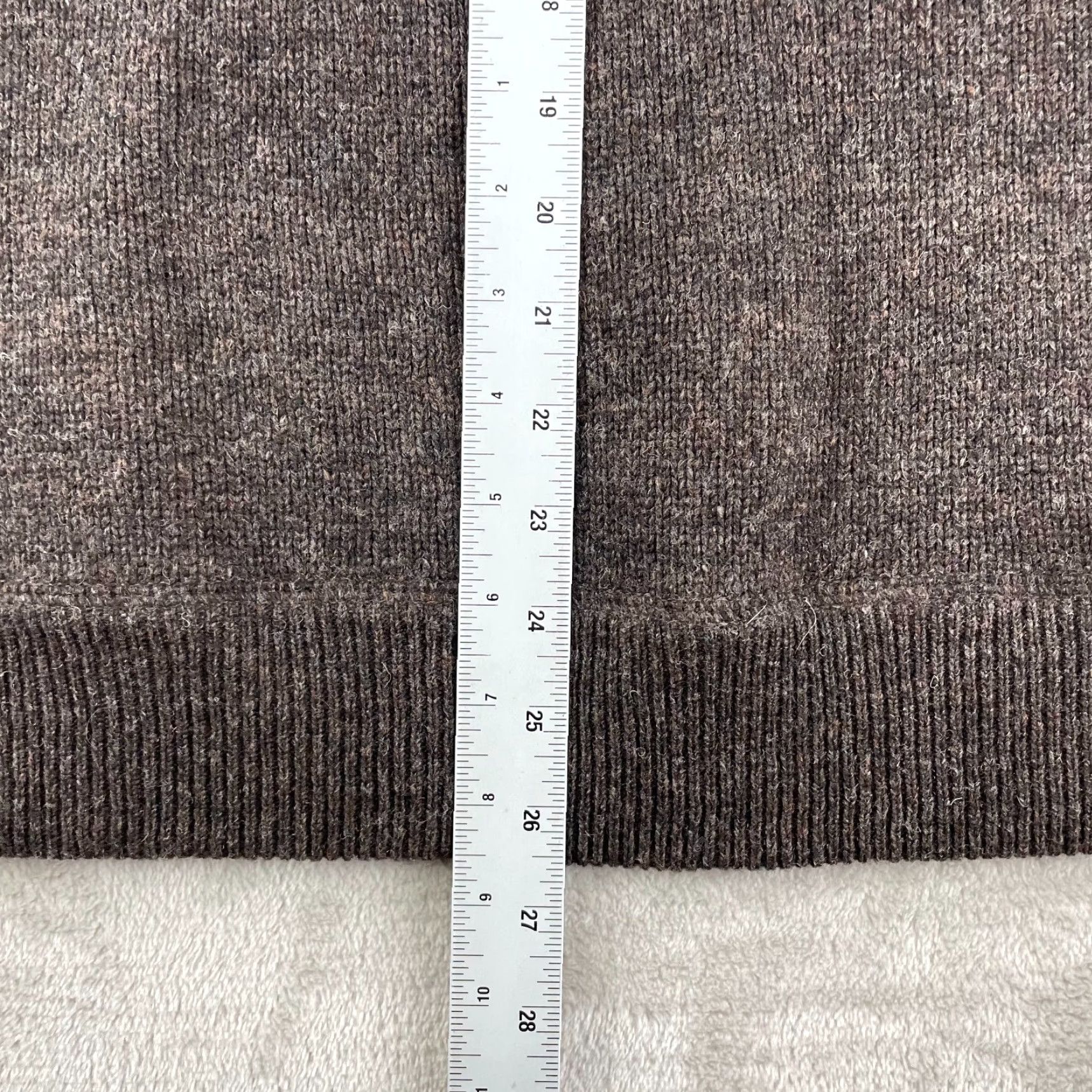 Gap VINTAGE Gap 1/4 Zip Sweater Men Large Brown LambsWool Blend Mock Preppy NWOT Size US L / EU 52-54 / 3 - 6 Thumbnail