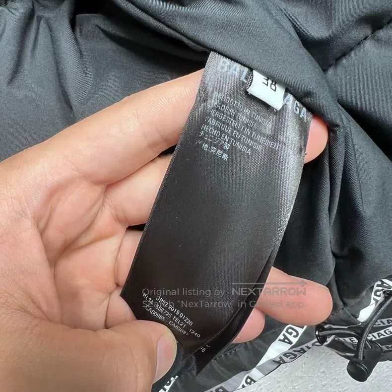 Balenciaga Balenciaga Black and White Bulletproof Down Jacket Size XS / US 0-2 / IT 36-38 - 4 Thumbnail
