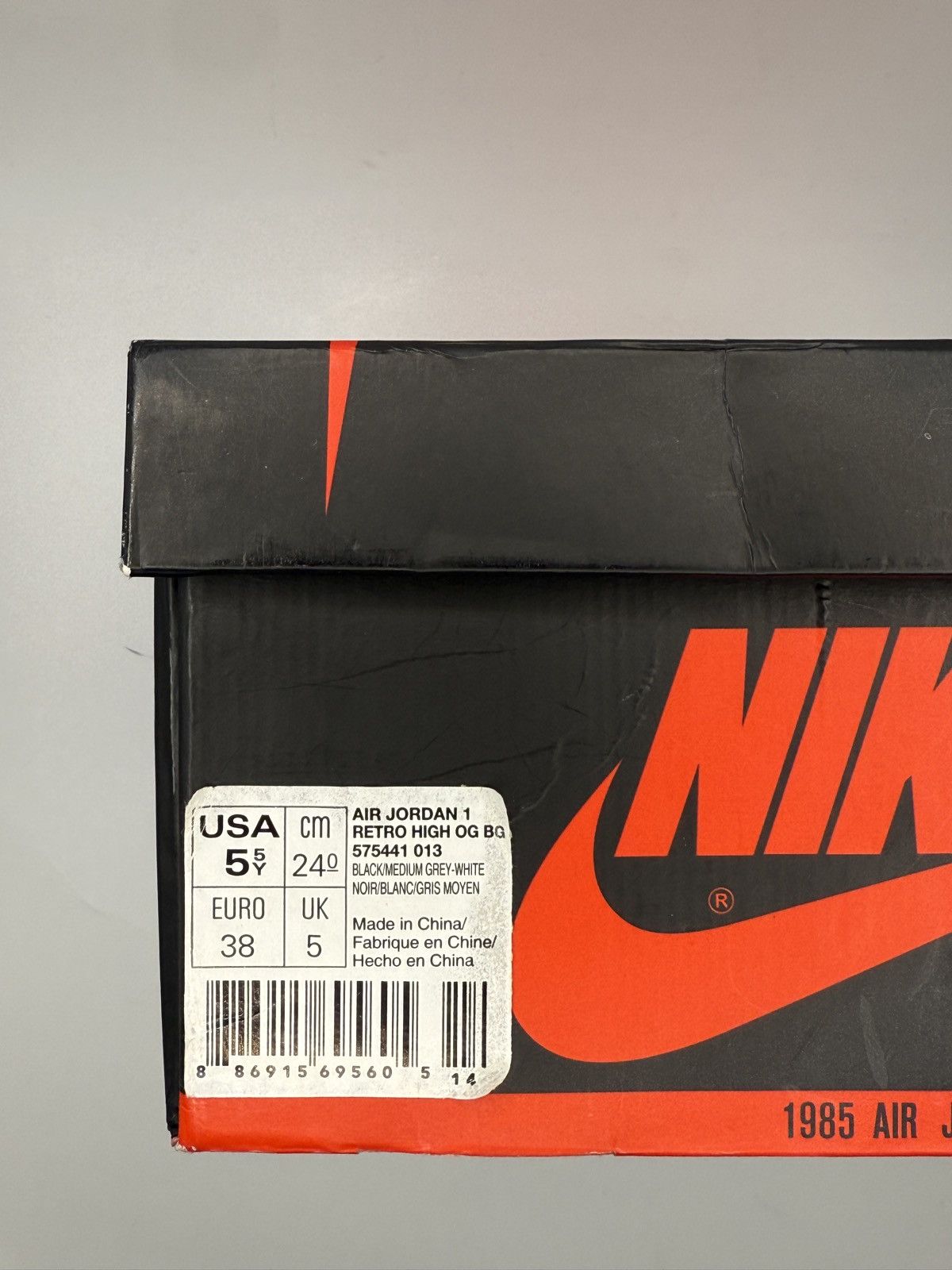 Jordan Brand Jordan 1 Retro High Og Shadow 2018 5.5 Y Size US 5.5 / EU 38 - 11 Thumbnail