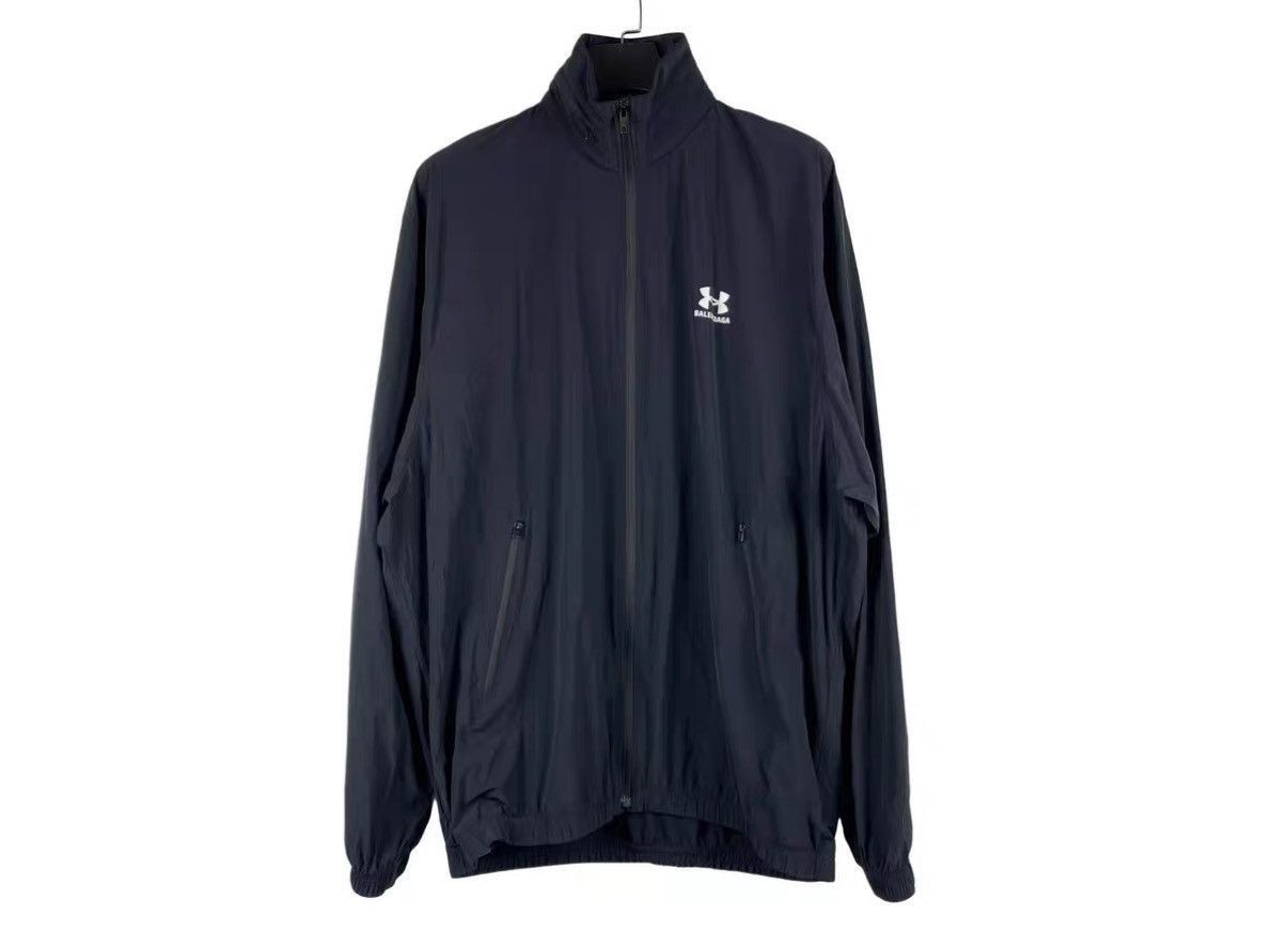 Balenciaga Black Lightweight Zip-Up Jacket Size S Size US S / EU 44-46 / 1 - 1 Thumbnail