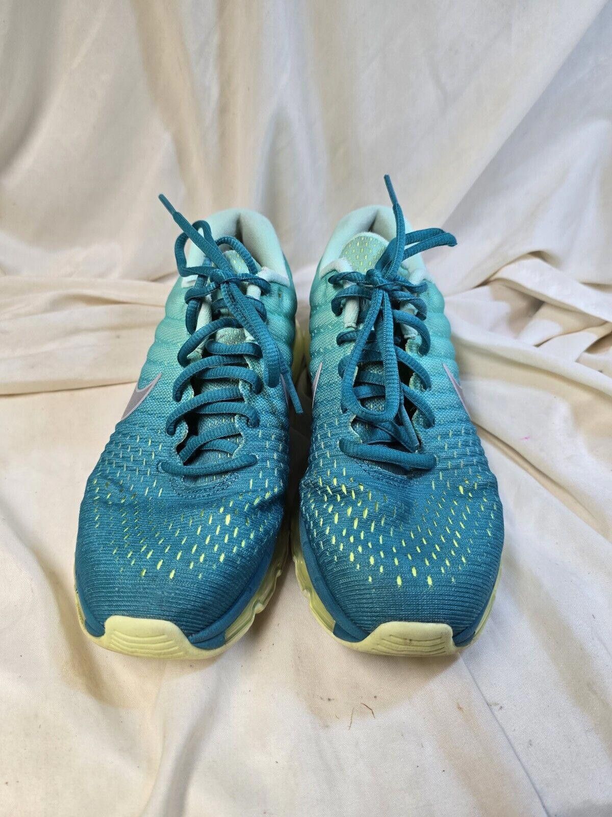 Nike Nike Air Max 2017 Women's Shoes Teal Aqua RIO Sz 8 849560 Size US 8 / IT 38 - 2 Thumbnail