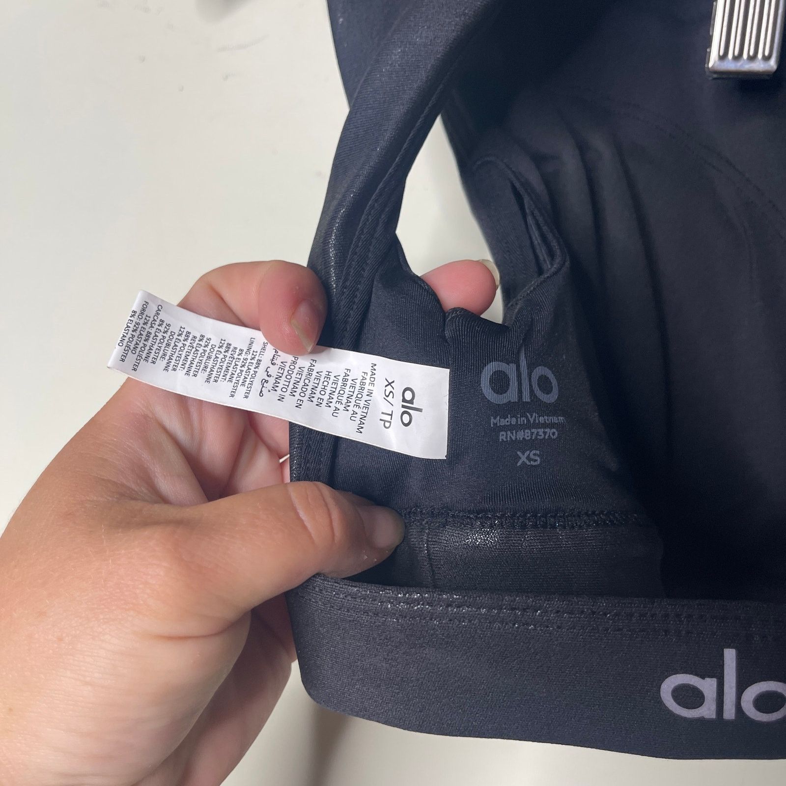 Alo Yoga Alo Yoga Super Shine Flash sports bra open back sz XS Size XS / US 0-2 / IT 36-38 - 4 Thumbnail