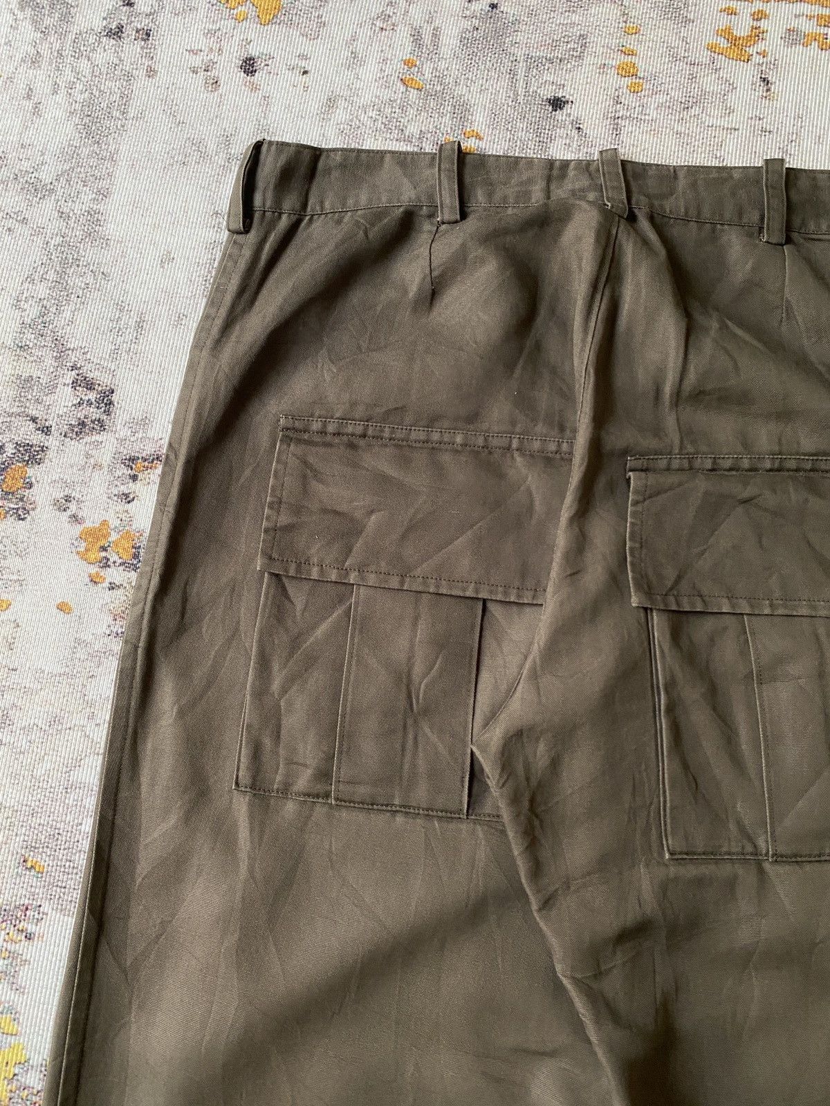 Yohji Yamamoto Y’s Yohji Yamamoto Olive Green Military Design Pant Size US 32 / EU 48 - 13 Thumbnail