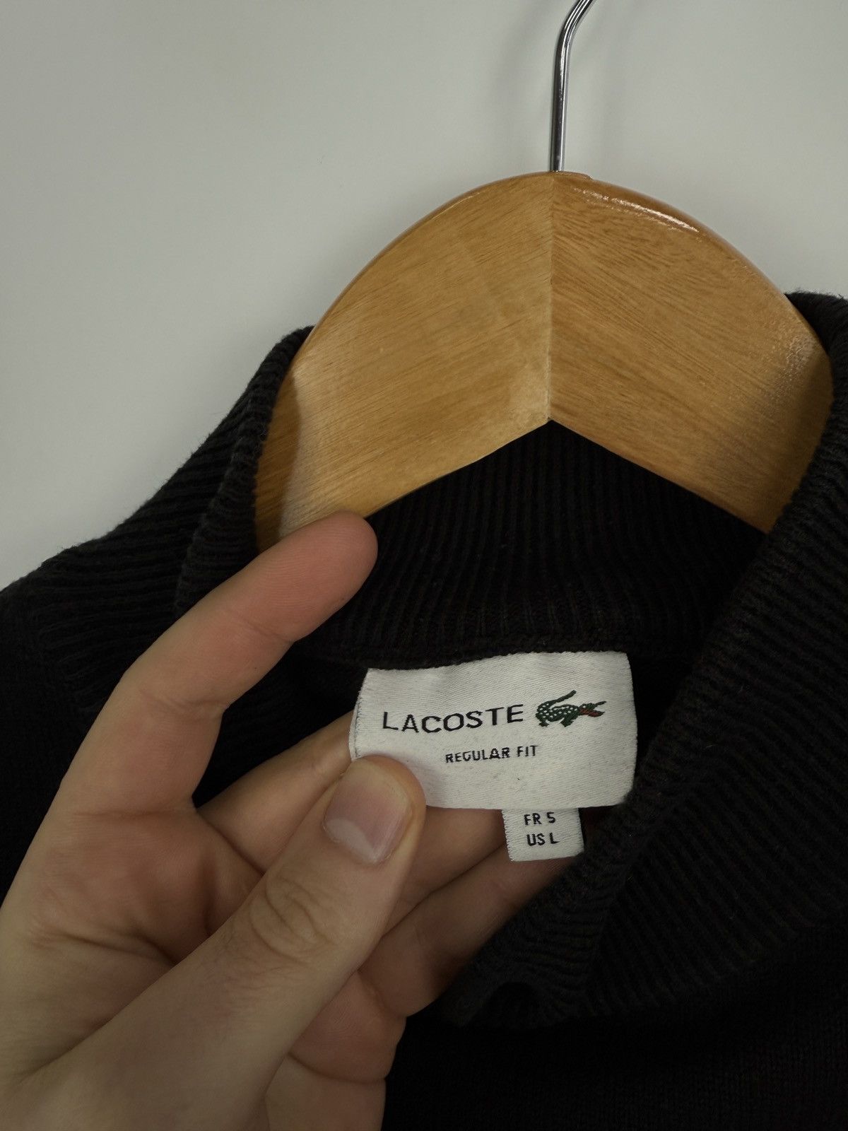 Lacoste 🇫🇷 Lacoste Classic Sweater Rare Retro Hype Y2K Size US L / EU 52-54 / 3 - 6 Thumbnail