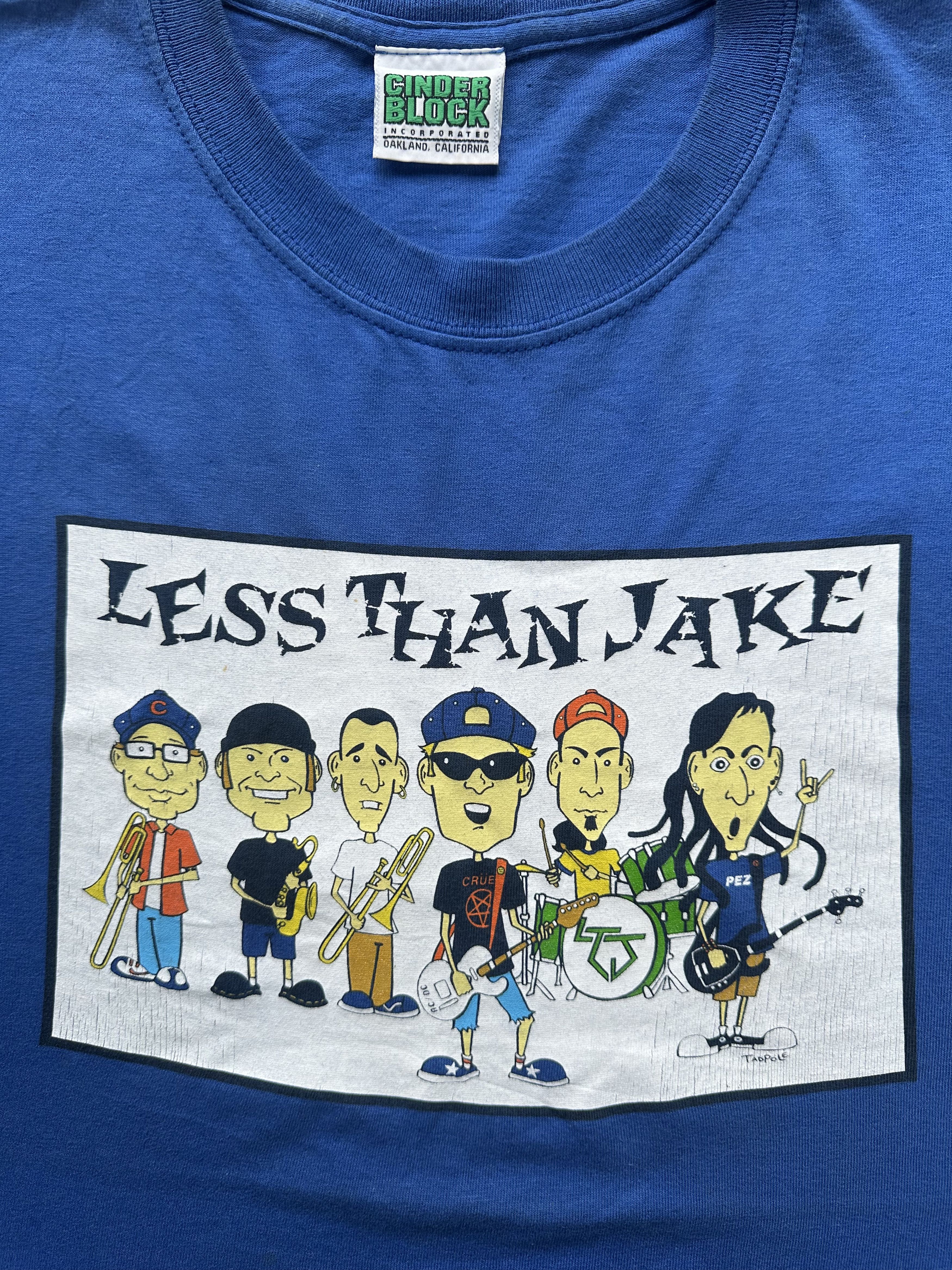 Band Tees Vintage 90s Less Than Jake Punk Rock Band Tee Size US L / EU 52-54 / 3 - 2 Thumbnail