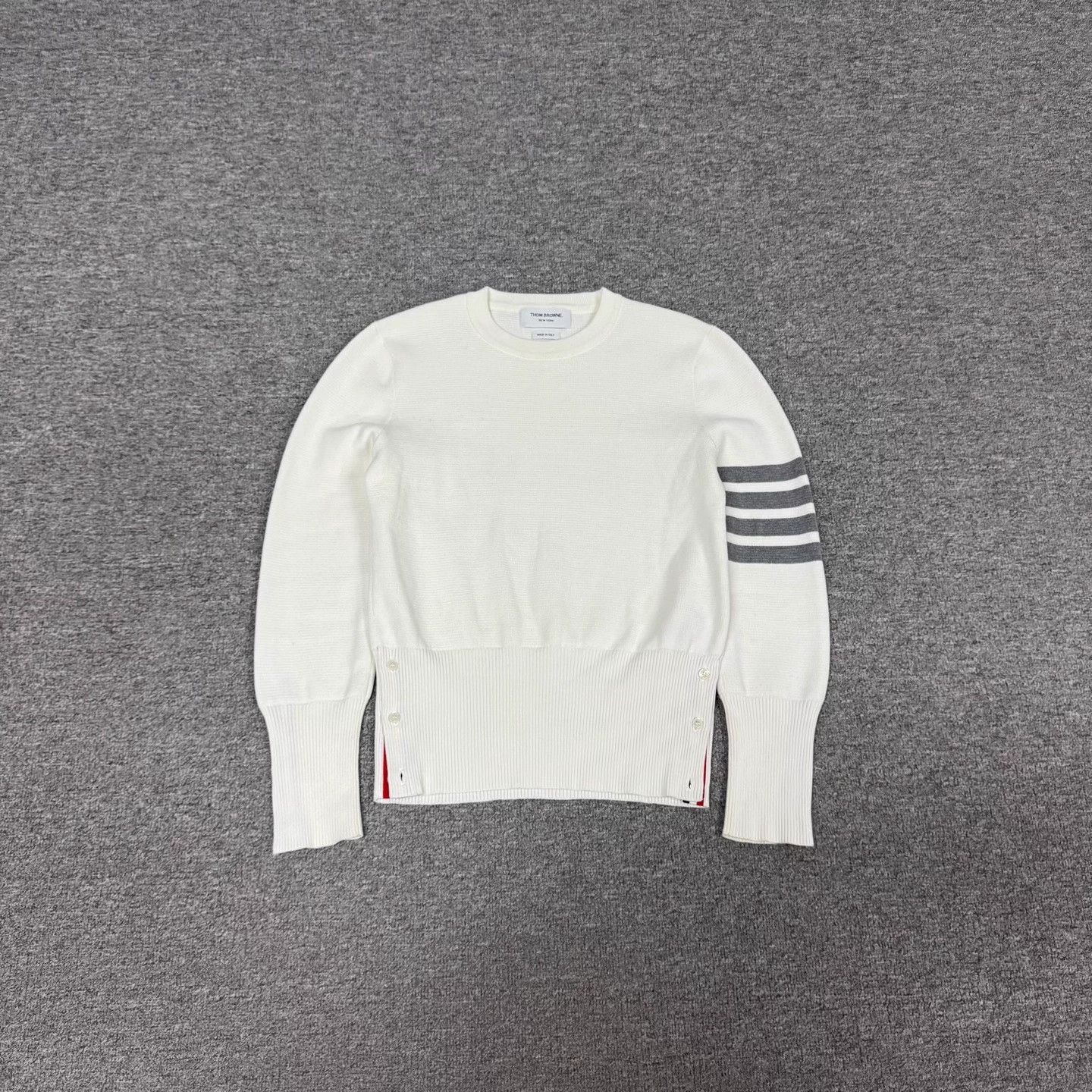 Thom Browne TB Stripe Knit Sweater 42 Mint 99 New Size M / US 6-8 / IT 42-44 - 1 Thumbnail
