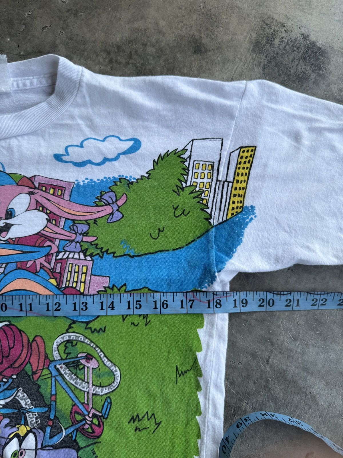 Anime × Cartoon Network × Vintage *RARE* 1994 90s VINTAGE WARNER BROS LOONEY TUNES ROAD 66 TEE Size US M / EU 48-50 / 2 - 7 Thumbnail