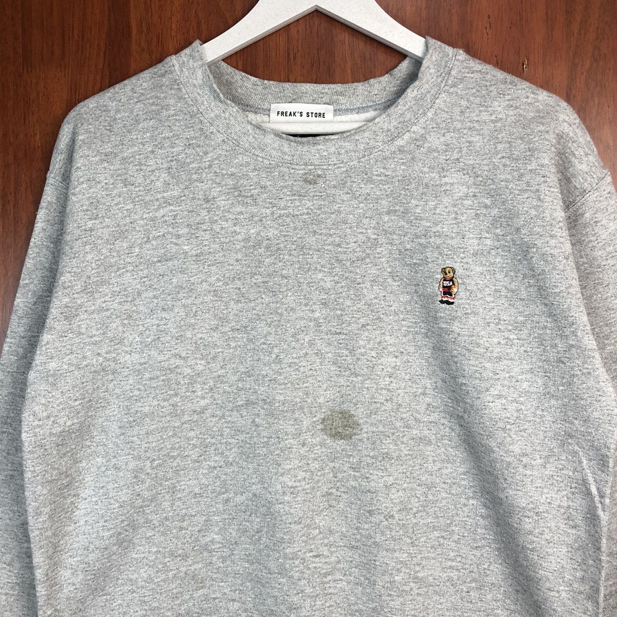 Japanese Brand × Vintage Freaks Store Grey vintage Sweatshirt #7546 Size US M / EU 48-50 / 2 - 5 Thumbnail