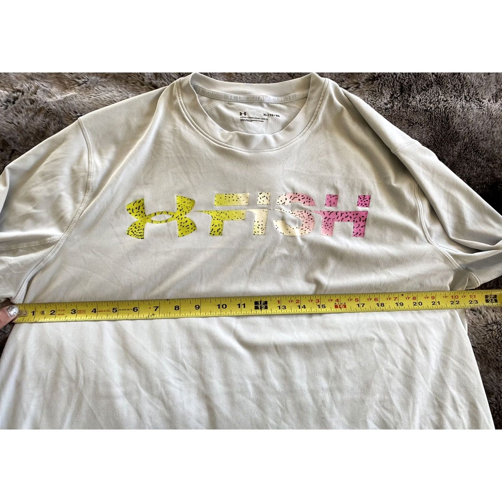Under Armour Under Armour Men’s Iso Chill Shorebreak Gradient Long Sleeve Rainbow Trout Shirt XL Multicolor Mens Size US XL / EU 56 / 4 - 7 Thumbnail