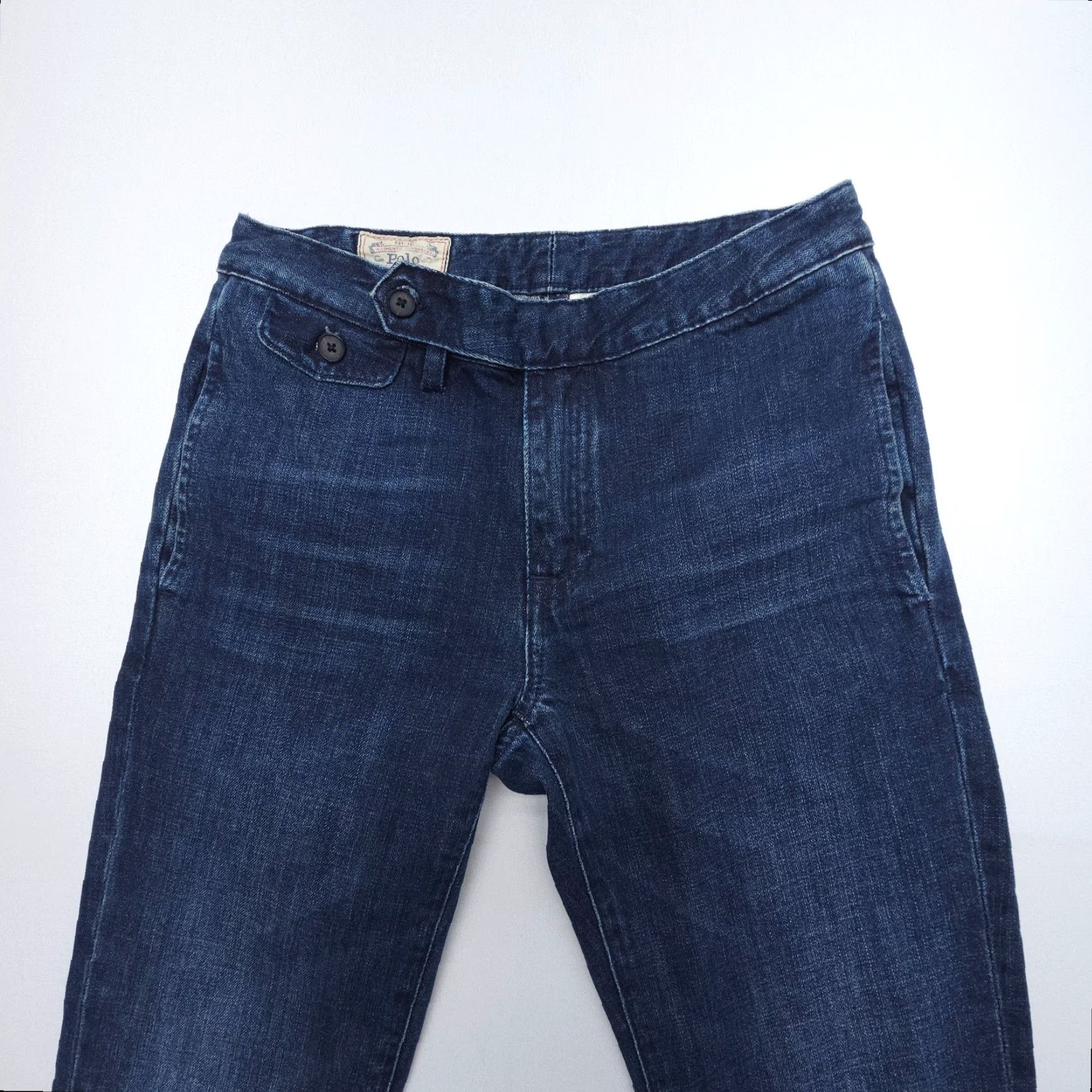 Polo Ralph Lauren Polo Ralph Lauren Jeans Flared 90s Bohemian Festival Denim Dark Wash 30 Inseam Womens Size 26 Mid Rise Bell Bottom Size 26" / US 2 / IT 38 - 3 Thumbnail