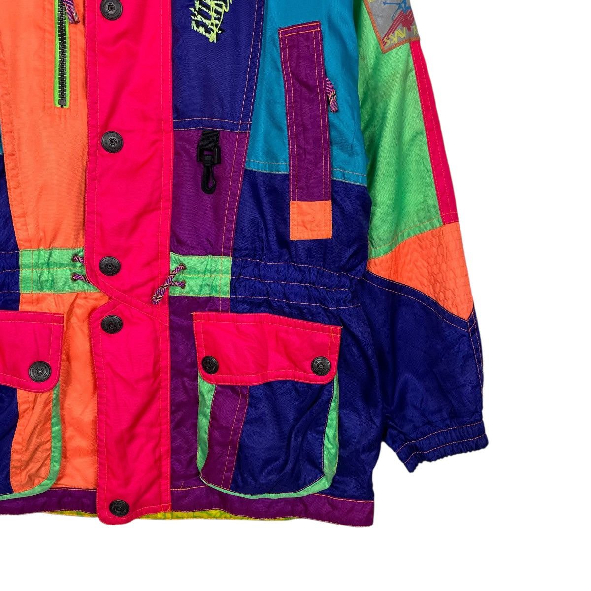 Goldwin Nice Design Goldwin Multicolor Skiwear Jacket Size US L / EU 52-54 / 3 - 4 Thumbnail
