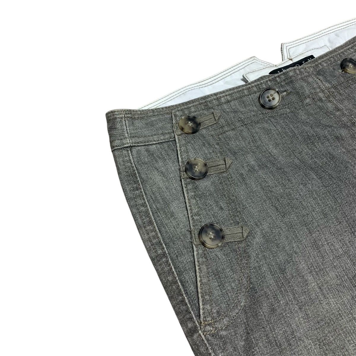 Theory Theory Mid Rise Gray Flared Grunge Preppy Ifsix Lgb Style Size US 30 / EU 46 - 6 Thumbnail