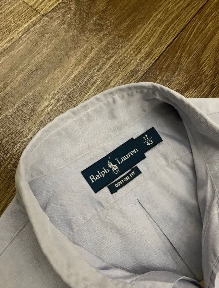 Ralph Lauren Mens Shirt RALPH LAUREN Cotton Chambray Short Sleeve Size US XXL / EU 58 / 5 - 4 Thumbnail
