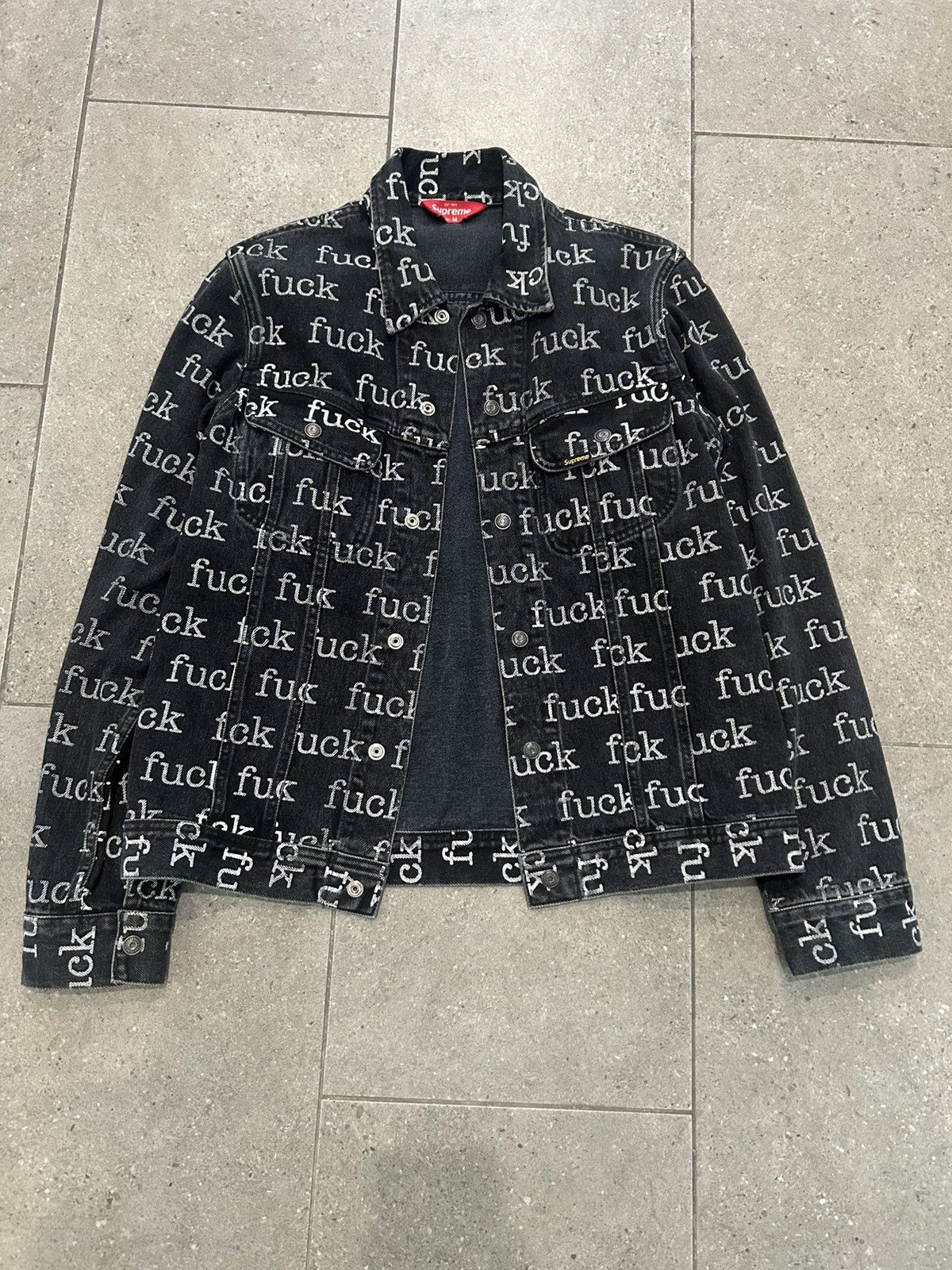 Supreme Supreme SS13 'F**K' denim jacket Size US M / EU 48-50 / 2 - 2 Thumbnail