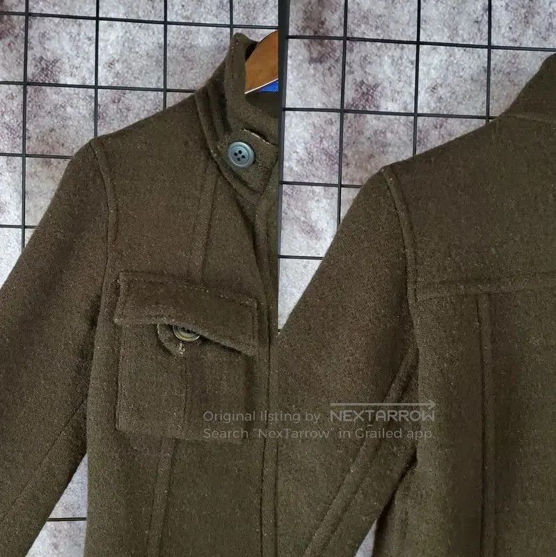 Burberry Burberry Brown Wool Logo Short Cardigan for Women. Size S / US 4 / IT 40 - 4 Thumbnail