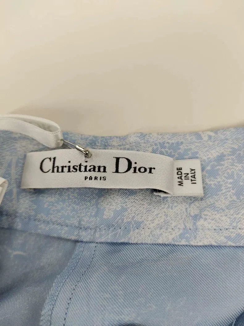 Dior Dior Zoo Print Silk Wide-Leg Pants. Size US 38 / EU 54 - 3 Thumbnail