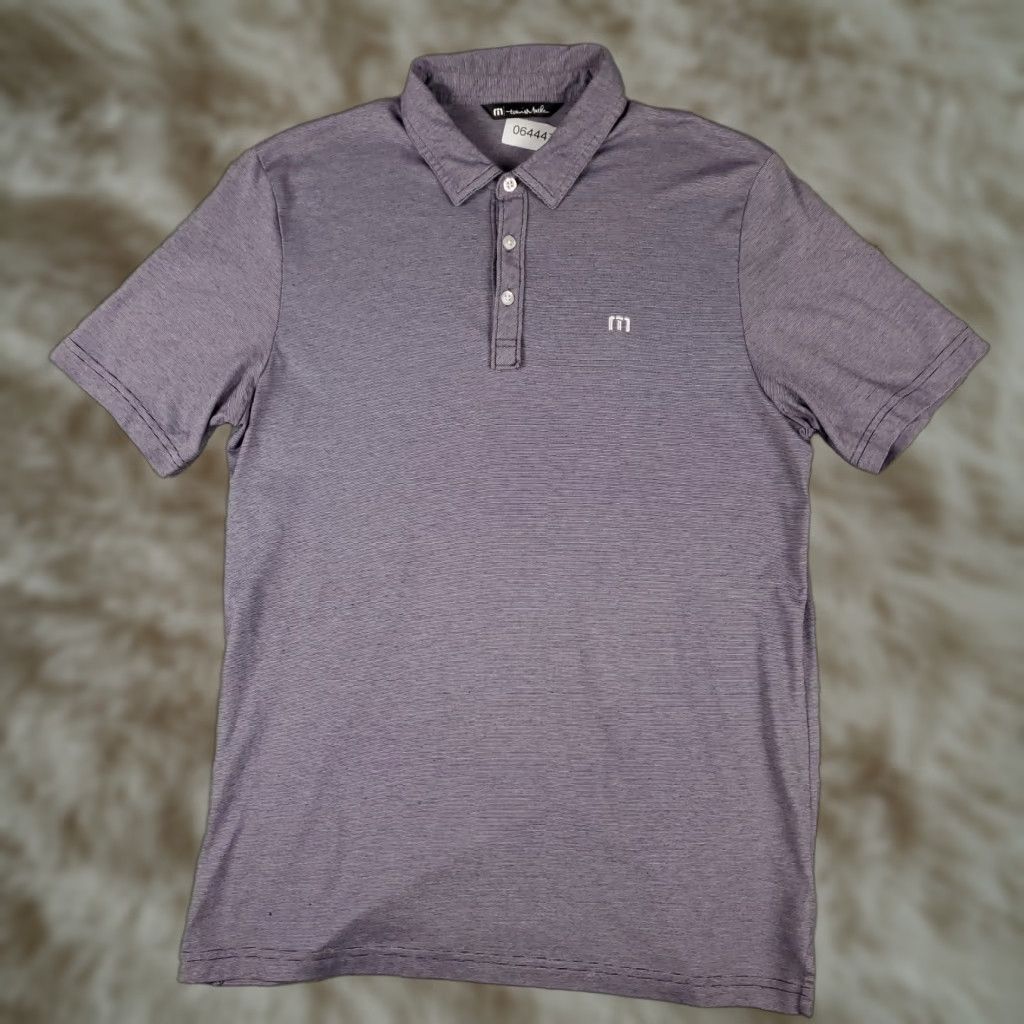 TravisMathew Travis Mathew Polo Shirt Mens Size Large Purple Golf Casual Short Sleeve Shirt Size US L / EU 52-54 / 3 - 1 Thumbnail