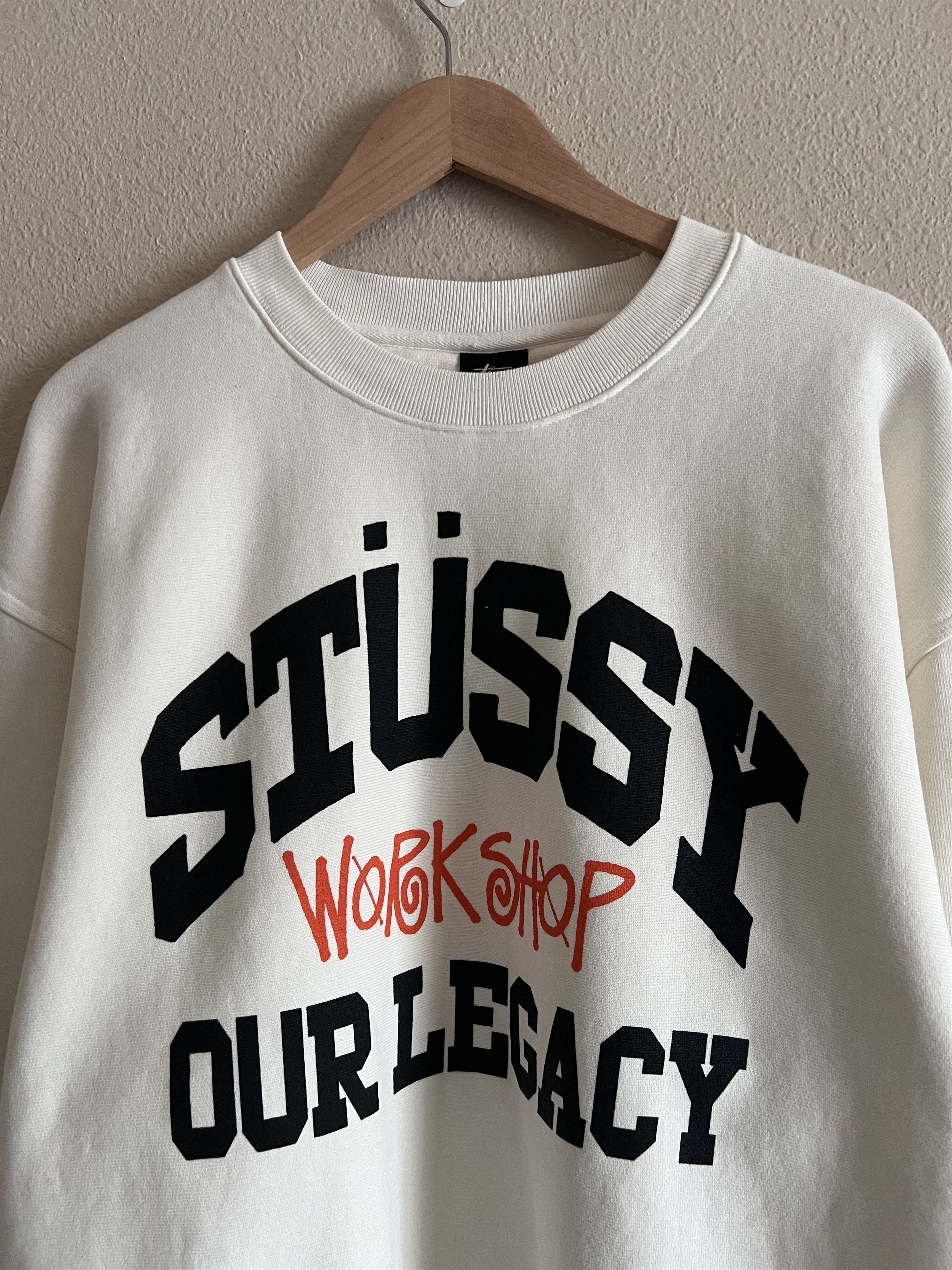Our Legacy Stussy Our Legacy Workshop Pigment Dyed Collegiate Crew ...