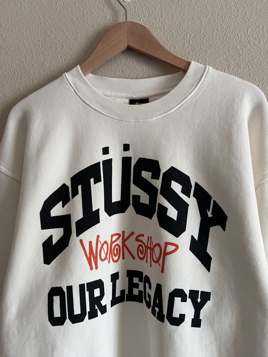 Our Legacy Stussy Our Legacy Workshop Pigment Dyed Collegiate Crew