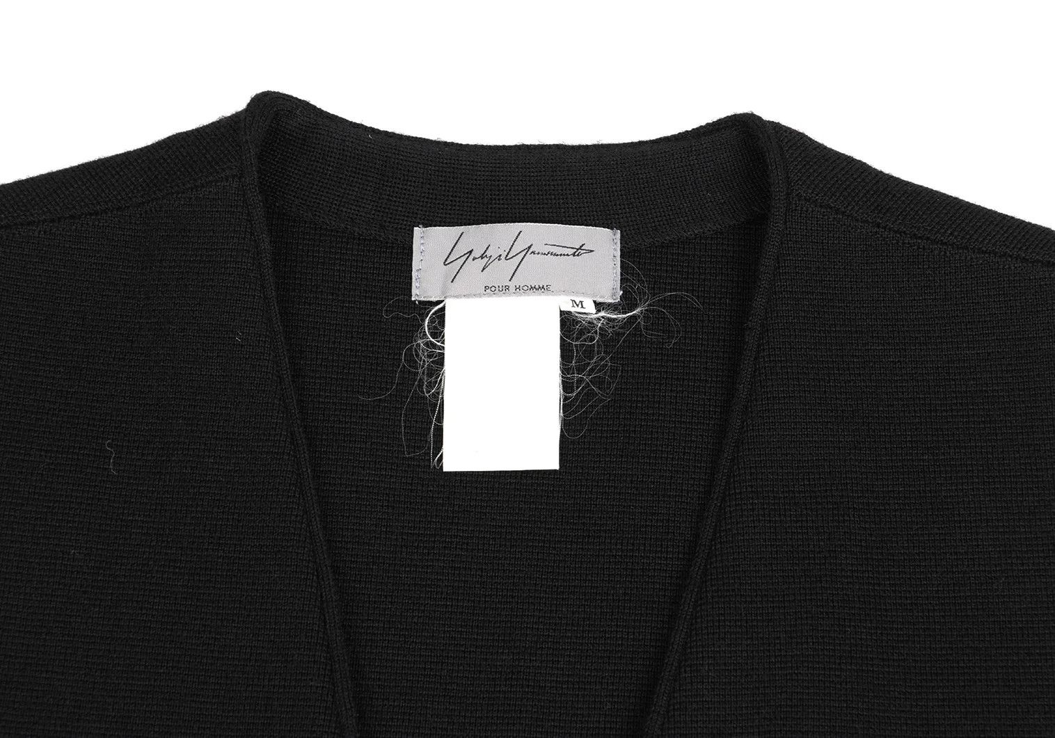 Yohji Yamamoto Yohji Yamamoto Wool Knit Vest Black M Size US M / EU 48-50 / 2 - 3 Thumbnail