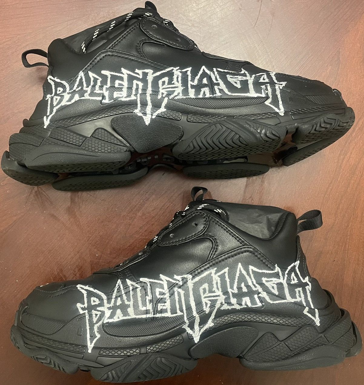 Balenciaga Balenciaga Tripe S Diy Metal Sneakers Size US 7 / EU 40 - 11 Thumbnail