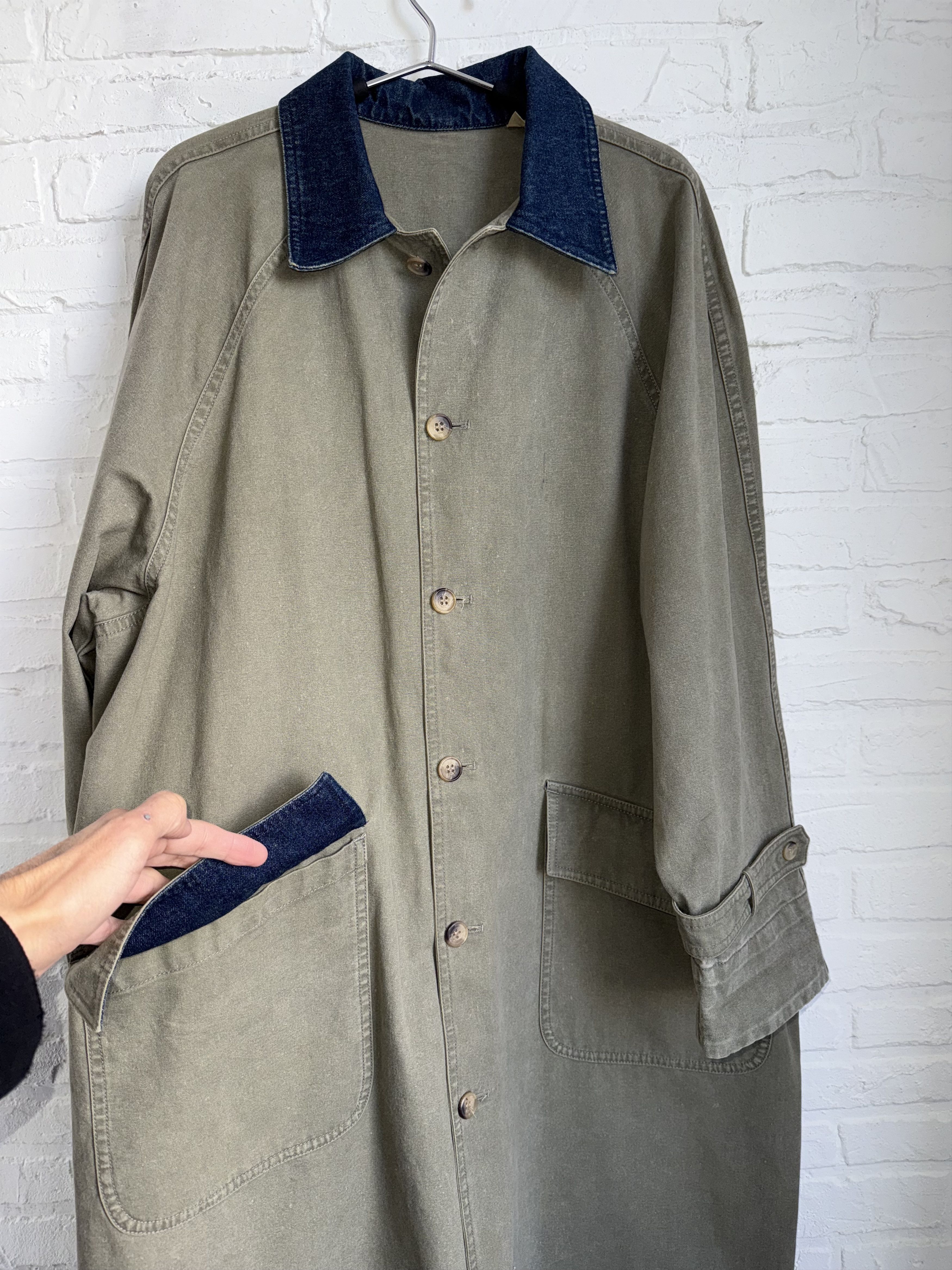 B.D. Baggies ARCHIVE Vintage 90s B.D. Baggies workwear Duster Coat Size US M / EU 48-50 / 2 - 8 Thumbnail