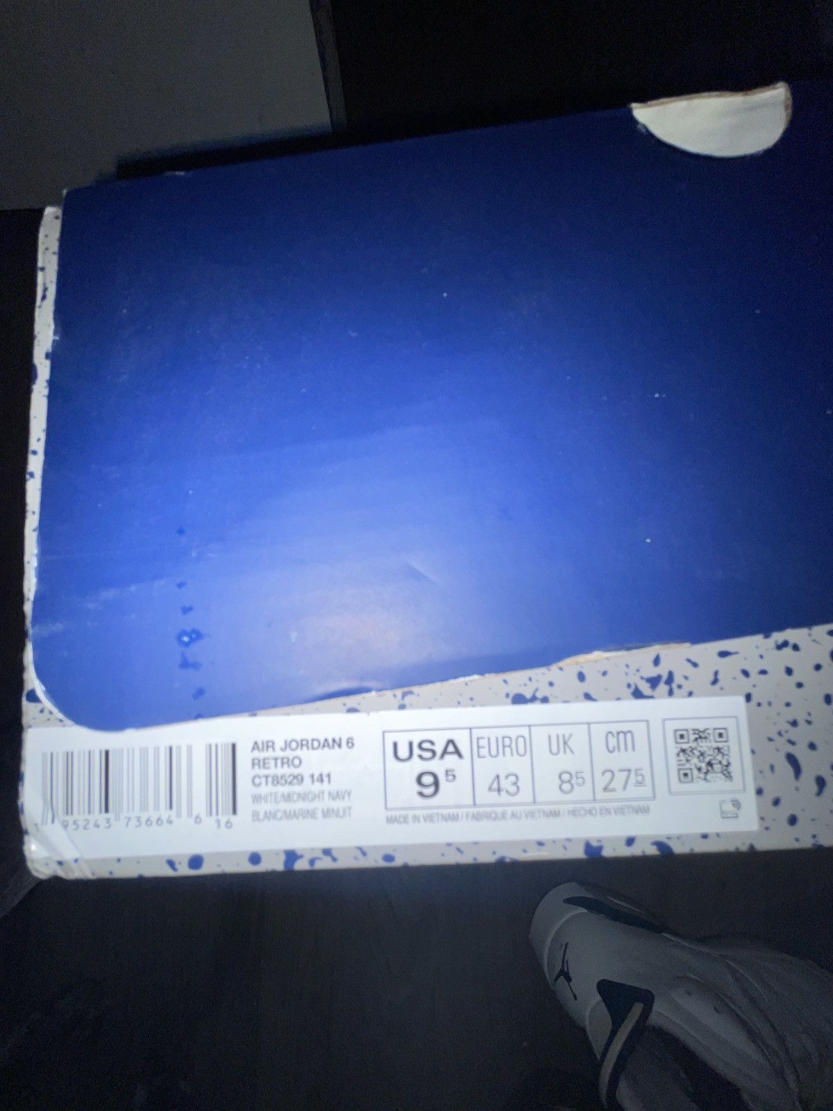 Jordan Brand Jordan 6 navy Size US 9.5 / EU 42-43 - 3 Thumbnail