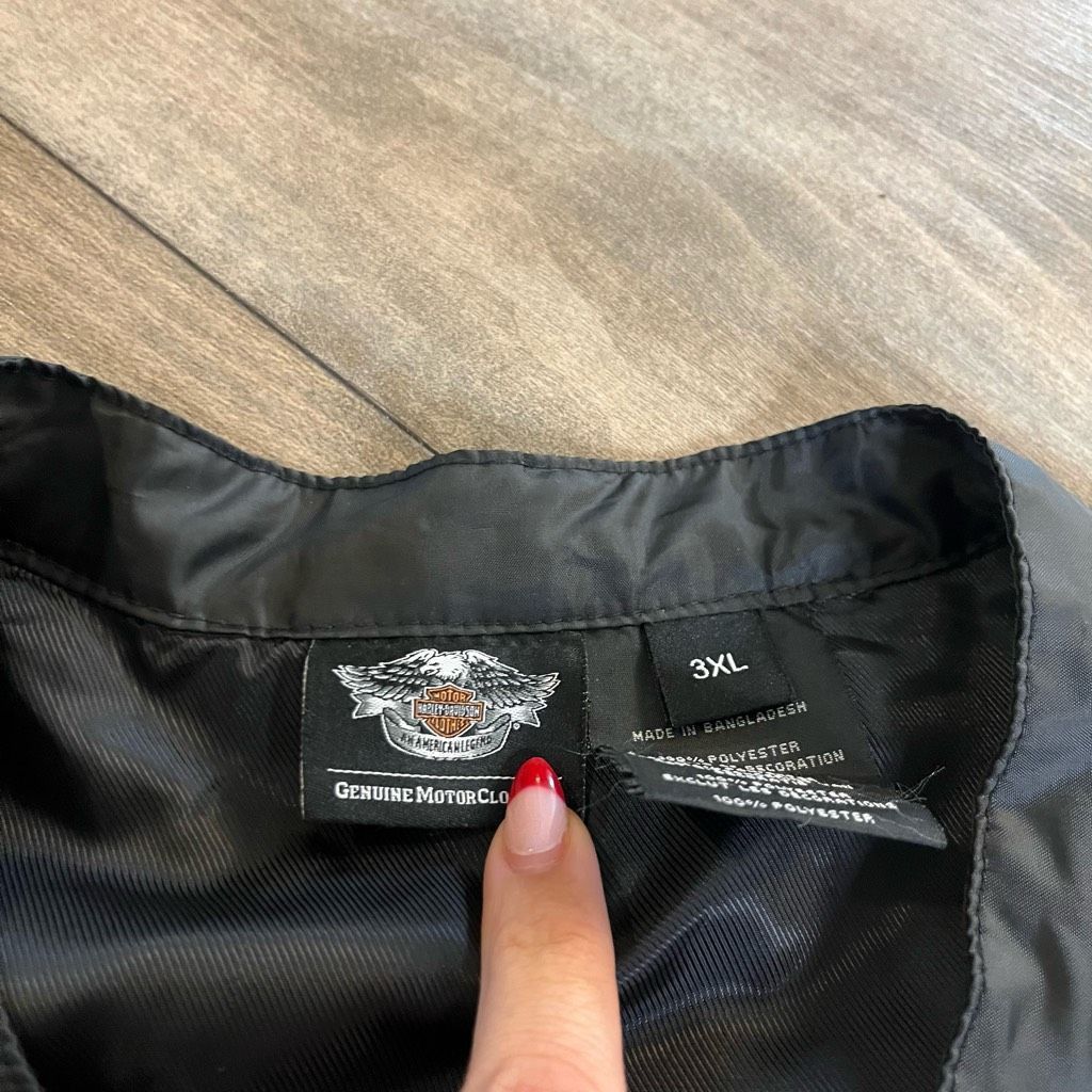Harley Davidson Harley Davidson Motorcycle Black Jacket Liner Men 3XL Size US XXL / EU 58 / 5 - 3 Thumbnail