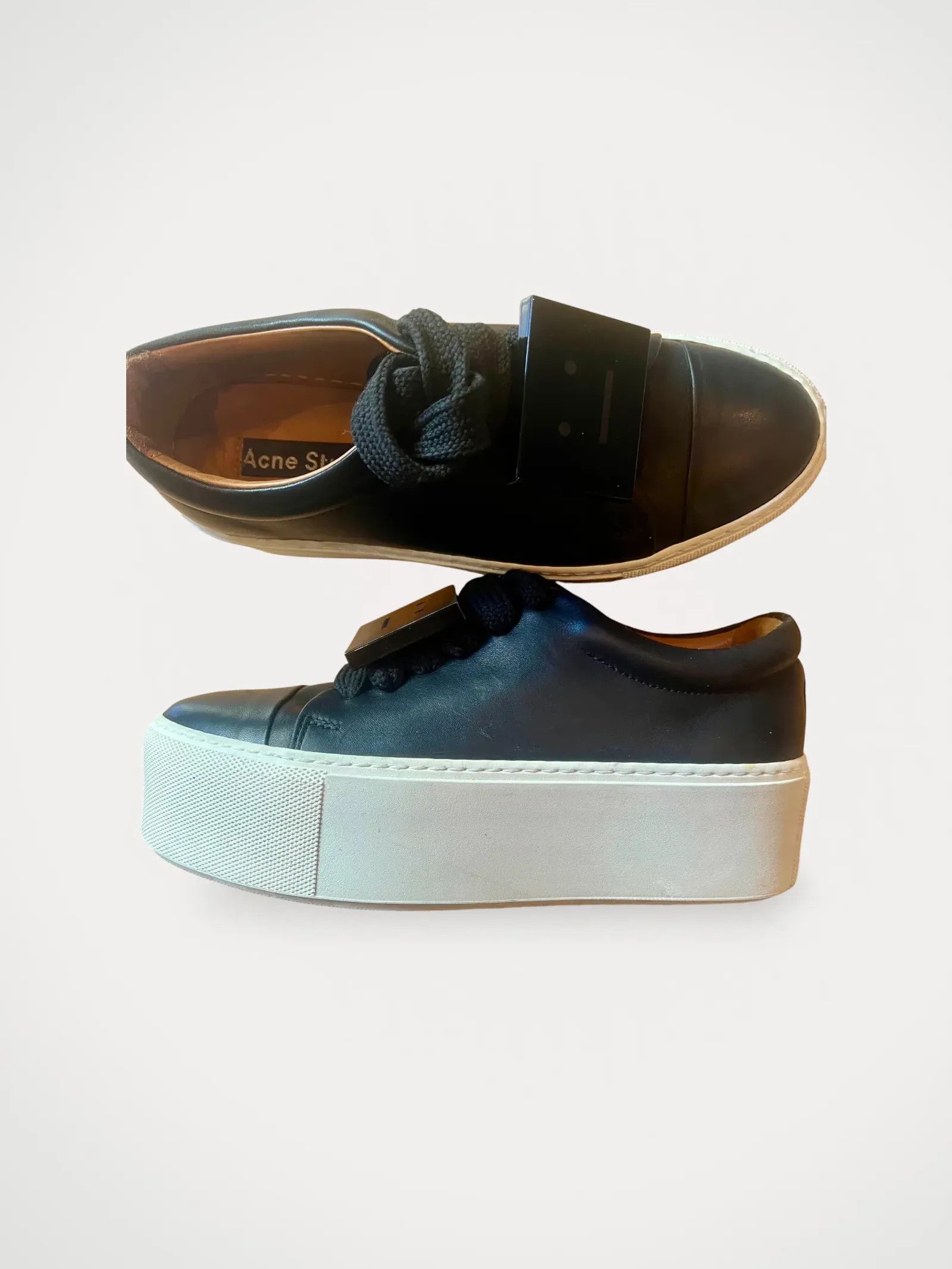 Acne Studios Acne Studios Leder trainers Sneakers Size US 7 / IT 37 - 1 Thumbnail