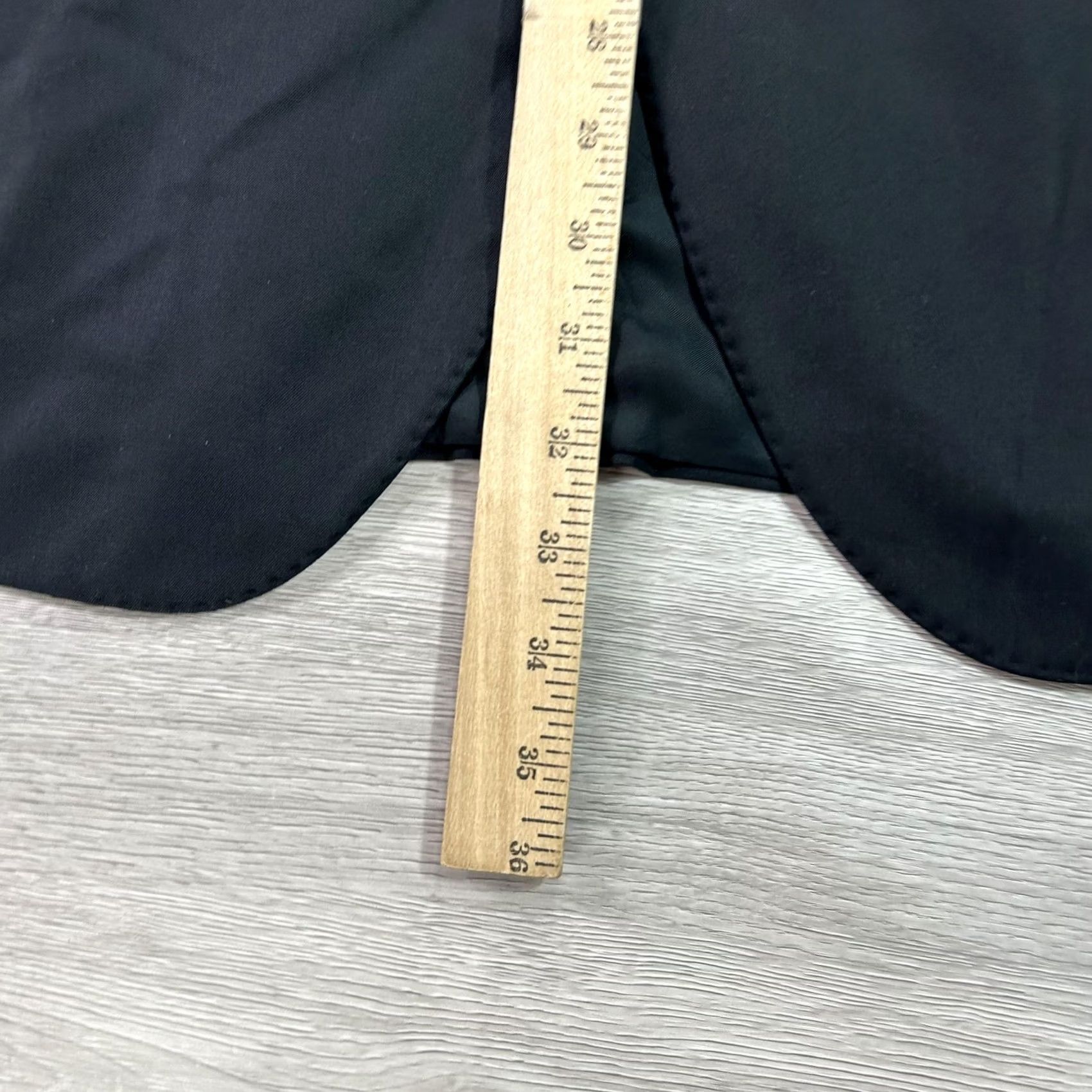 Hugo Boss VINTAGE BOSS Hugo Boss Blazer Mens 42L Black Virgin Wool Made in Slovakia Selection Tailored Line 2 Button Notch Lapel Wool Jacket Coat Mens Size 42R - 7 Thumbnail