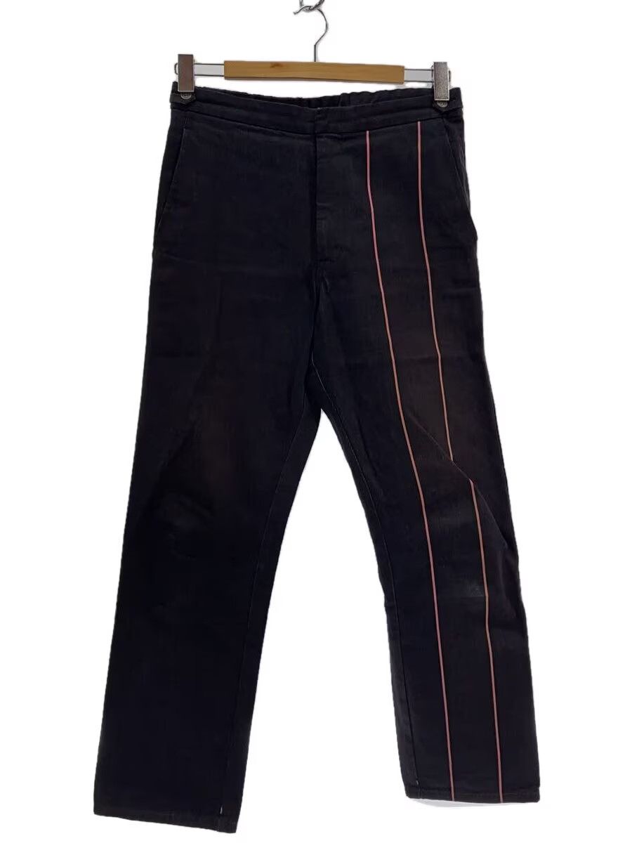Comme des Garcons × Comme des Garcons Homme Plus AW01 Striped Straight Leg Denim Jeans Size US 32 / EU 48 - 1 Thumbnail