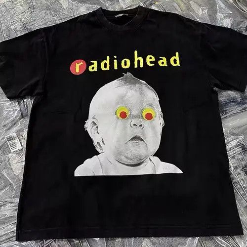 Japanese Brand Vintage RADIOHEAD Graphic Printed Vintage T Shirt Size US XL / EU 56 / 4 - 3 Thumbnail