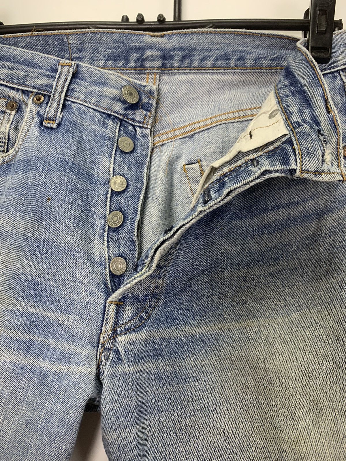 Levi's Vintage Clothing × Vintage Vintage 80’s 501 Levi Strauss & Co denim Size US 32 / EU 48 - 5 Thumbnail