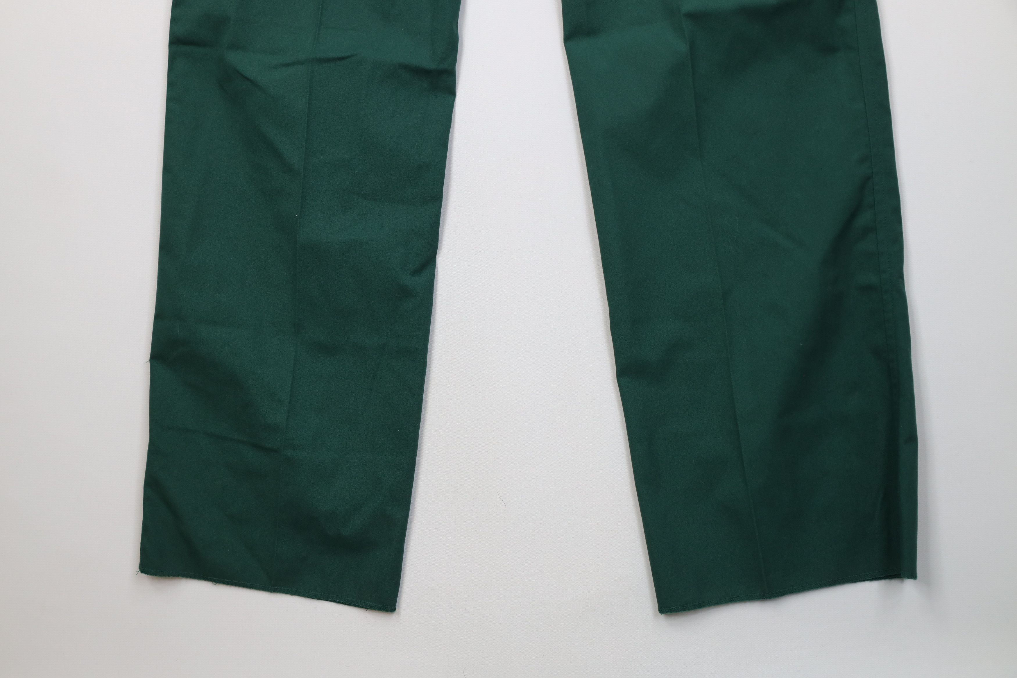 Vintage Deadstock Vintage 70s Streetwear Wide Leg Chino Pants Green Size US 34 / EU 50 - 11 Thumbnail
