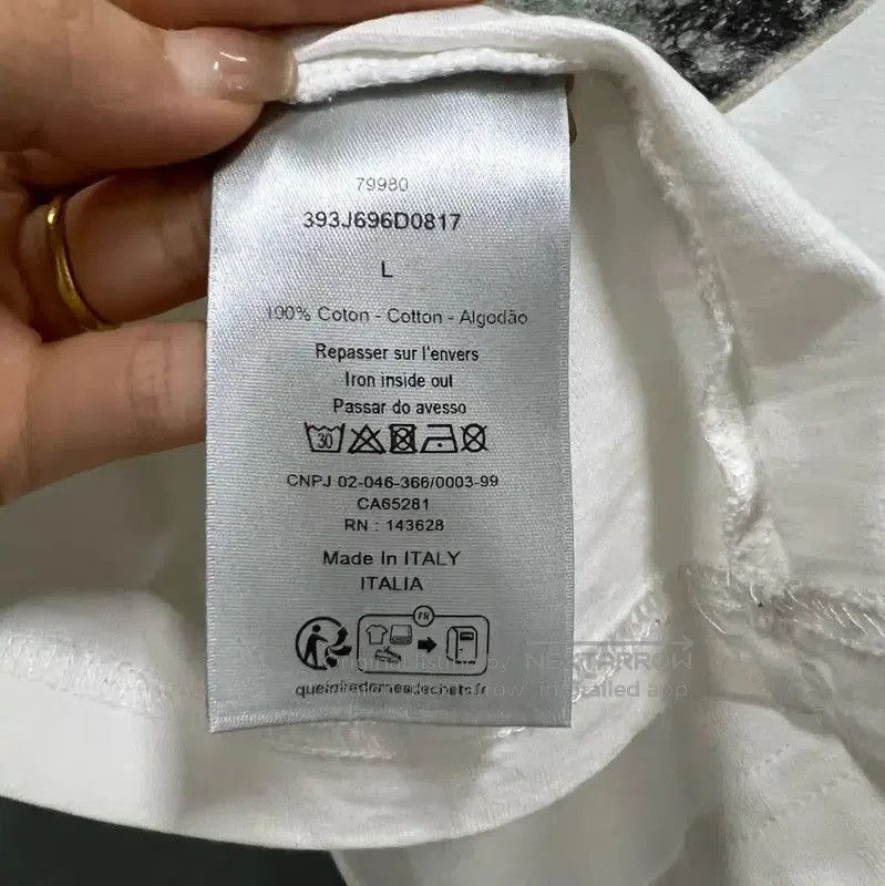 Other Dior White Short Sleeve T-Shirt for Men . Size US L / EU 52-54 / 3 - 4 Thumbnail